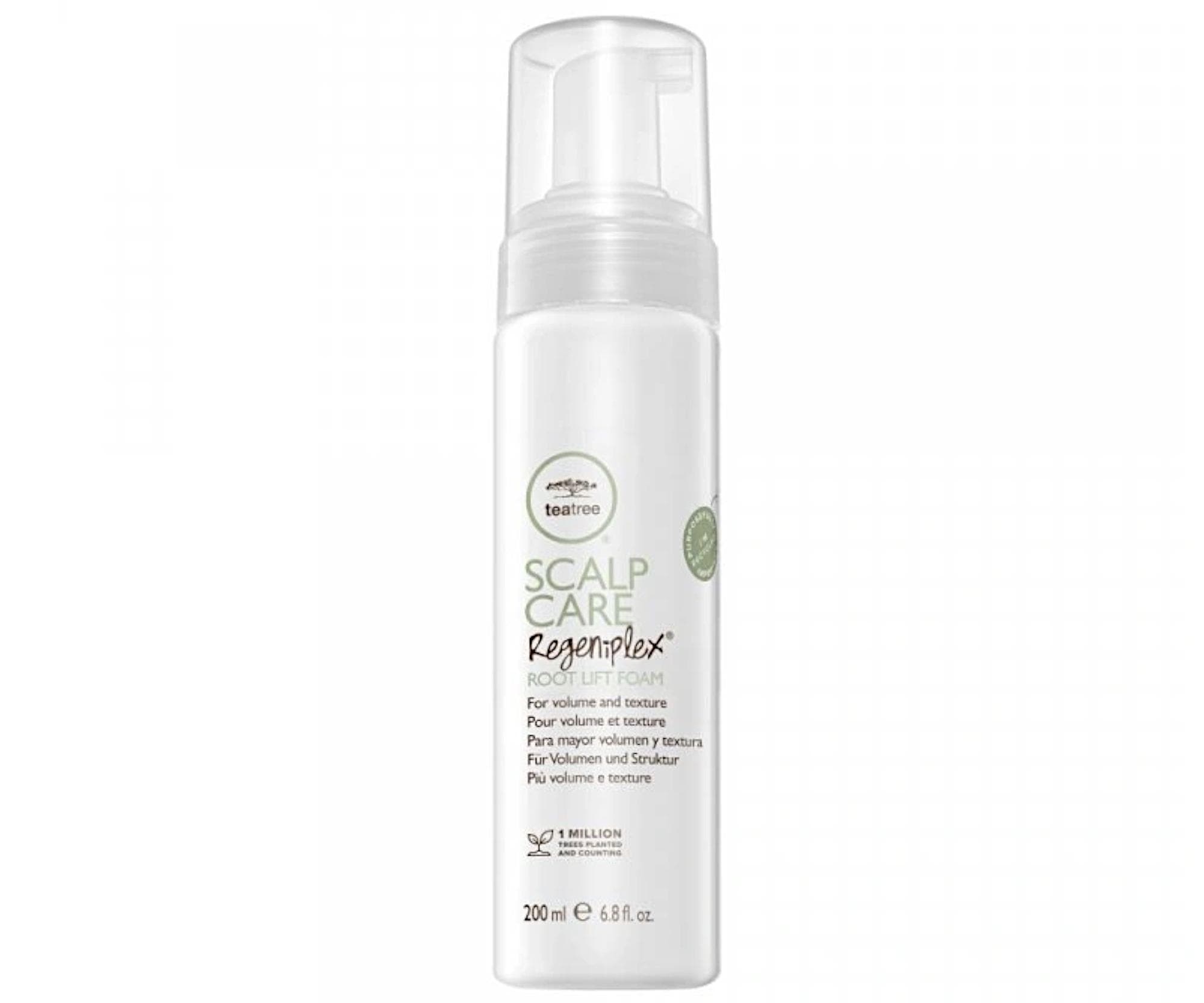 Pianka nadająca włosom objętość i teksturę Paul Mitchell Tea Tree Scalp Care Regeniplex Root Lift Foam -