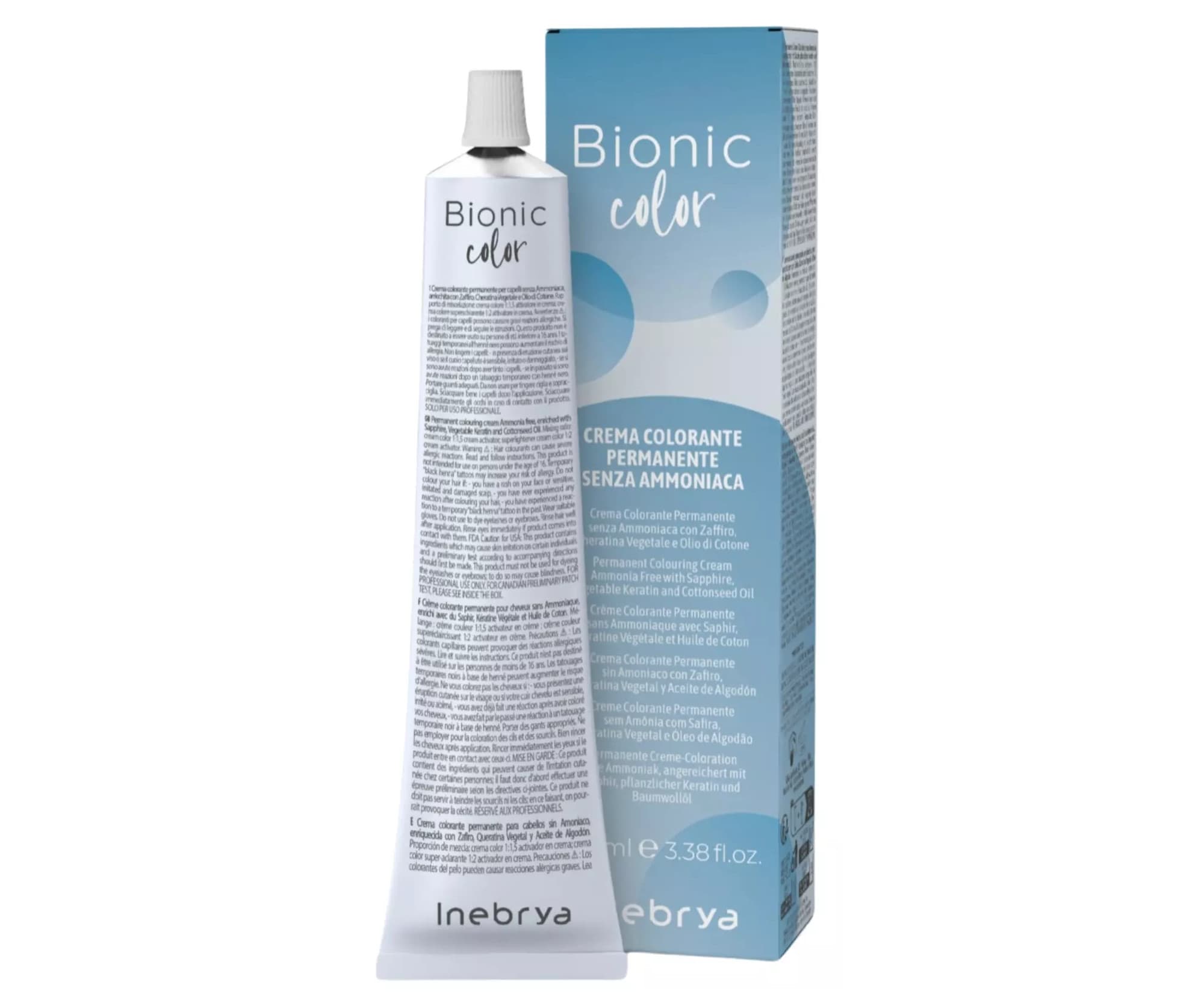 Farba do włosów Inebrya Bionic - 8/13 jasny beżowy blond
