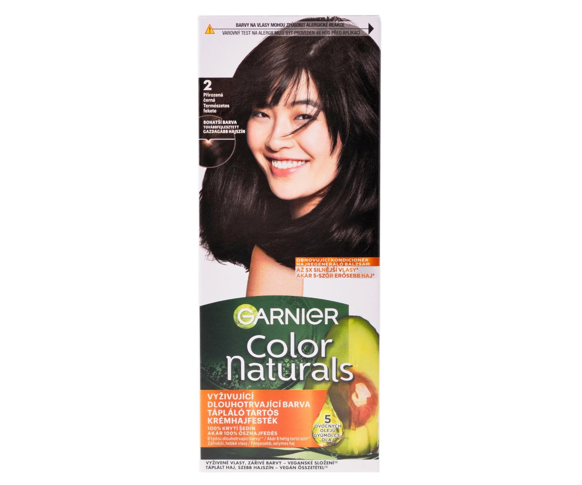 Farba do trwałej koloryzacji Garnier Color Naturals 2.0 naturalna czerń