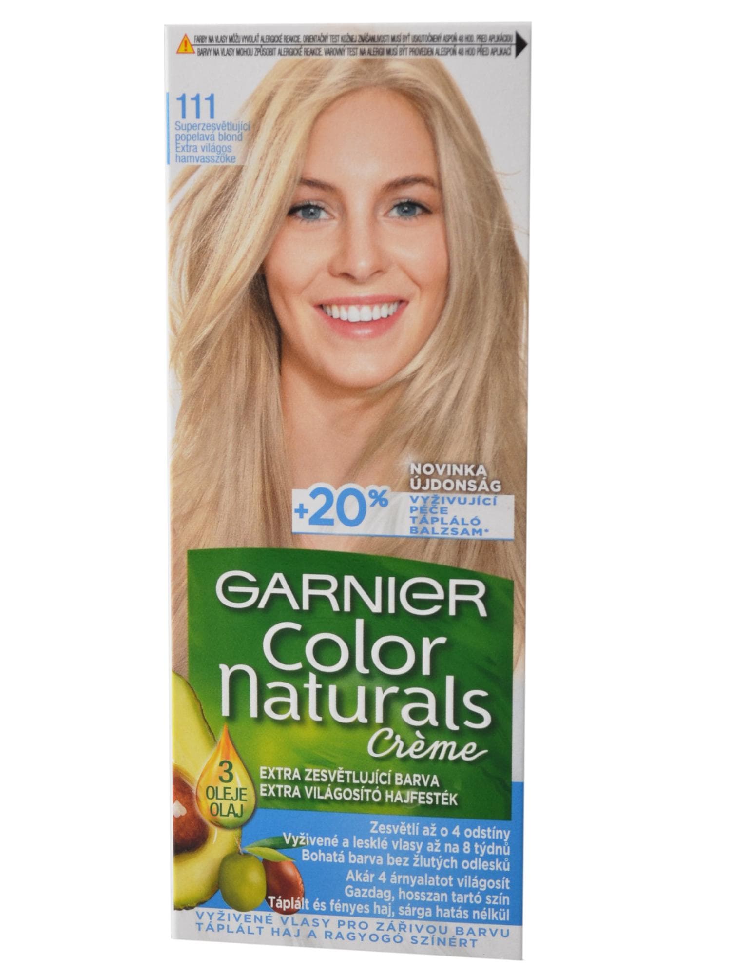 Farba do trwałej koloryzacji Garnier Color Naturals 111 popielaty blond