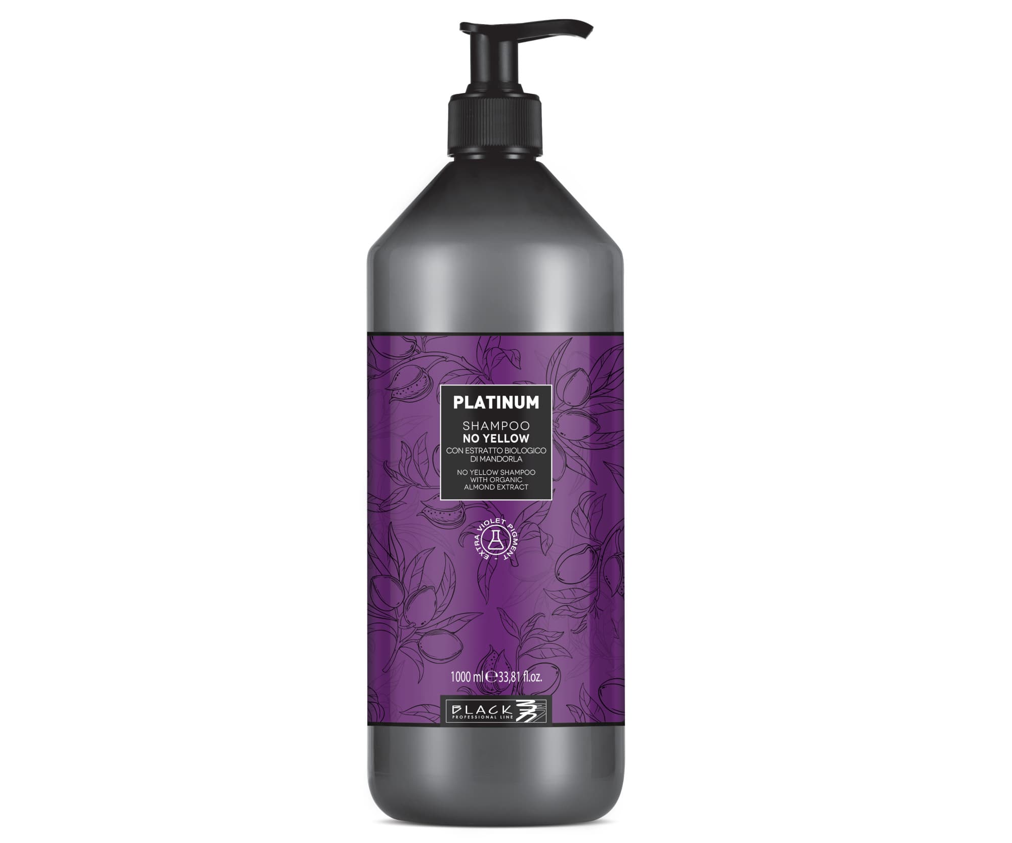 Szampon do włosów z blond pasemkami Black Platinum No Yellow -