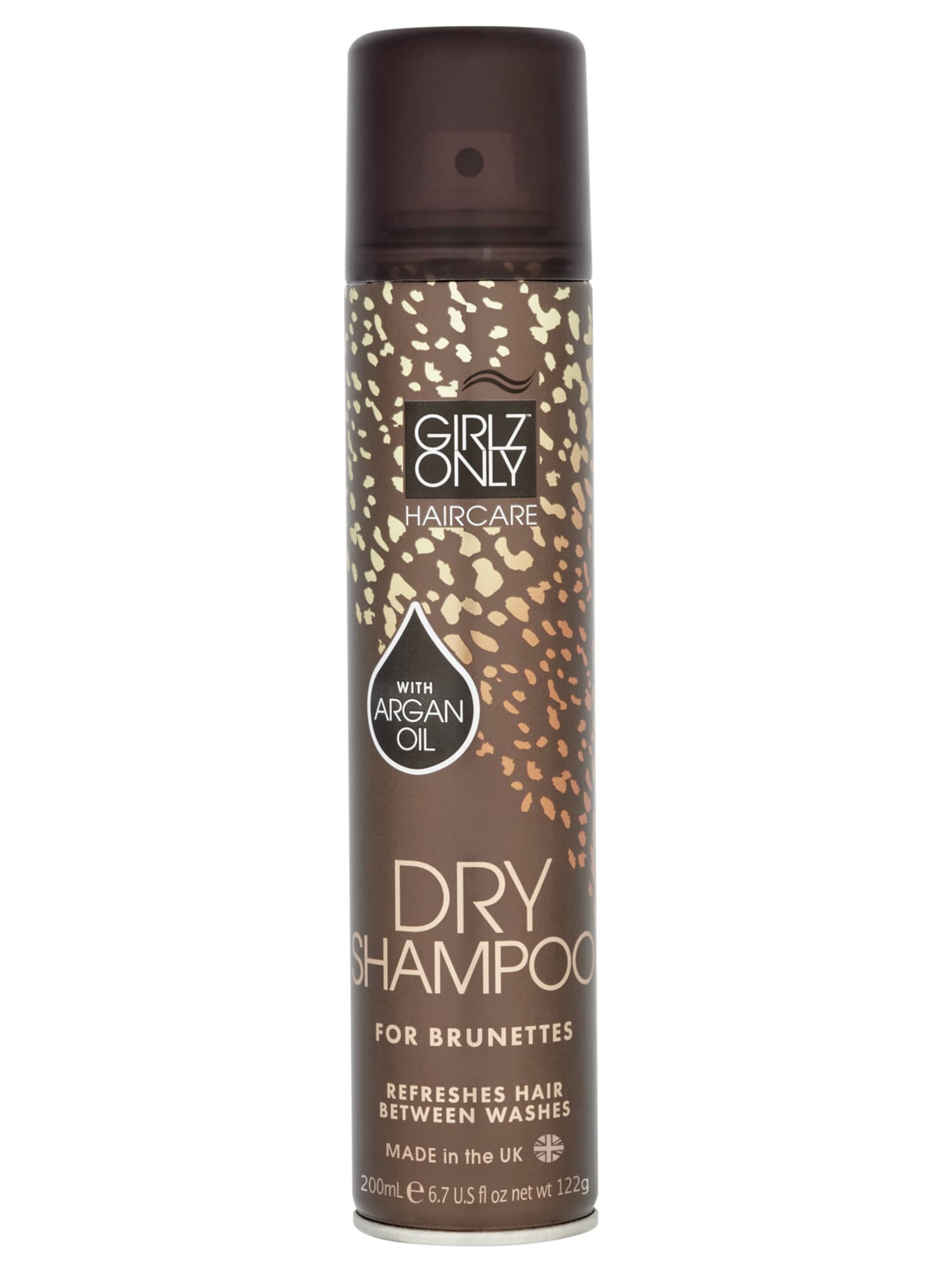Suchy szampon do włosów brązowych i ciemno-brązowych Girlz Only for Brunettes -