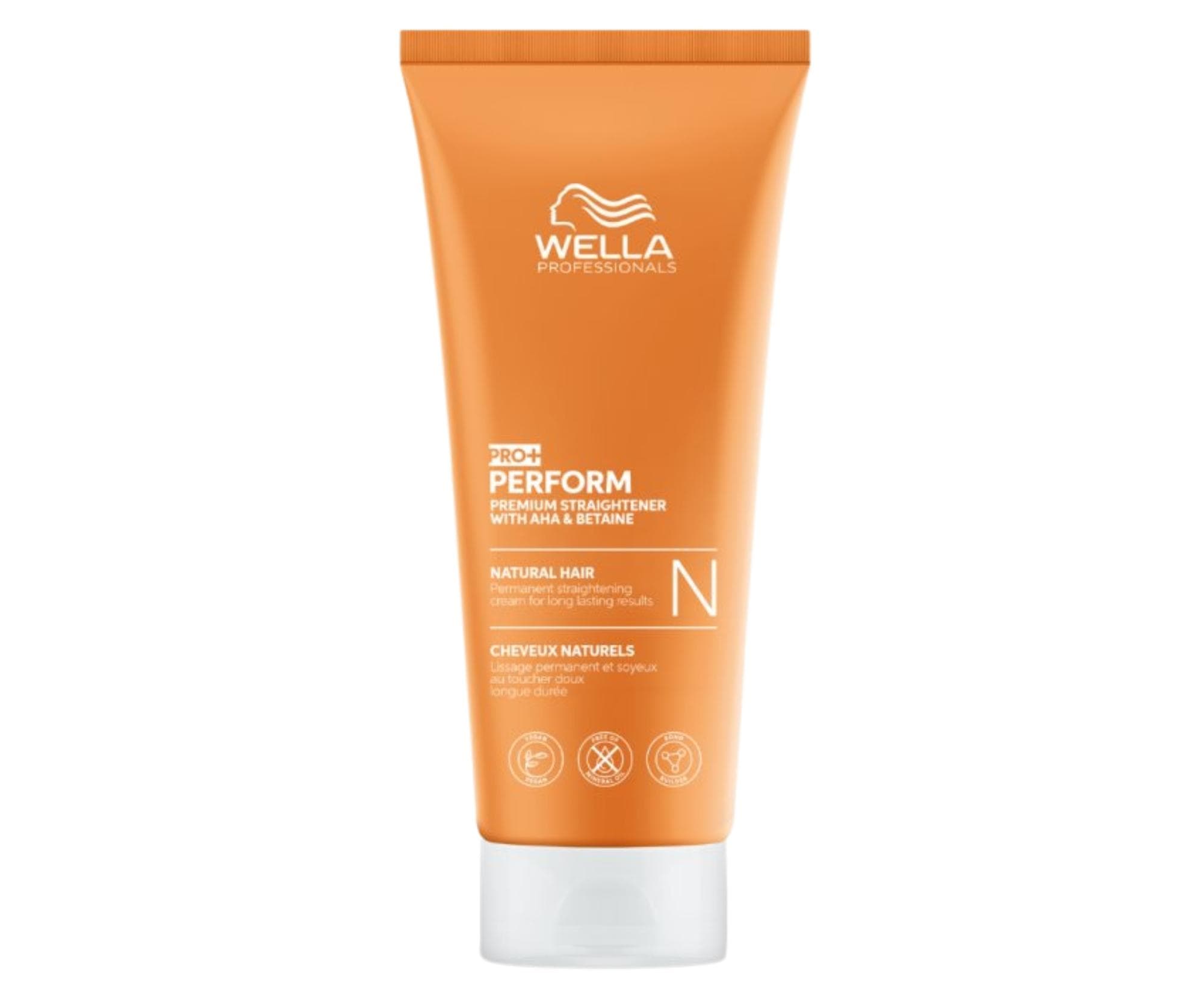 Krem do trwałego prostowania naturalnie kręconych, niesfornych włosów Wella Professionals Pro+ Perform N -