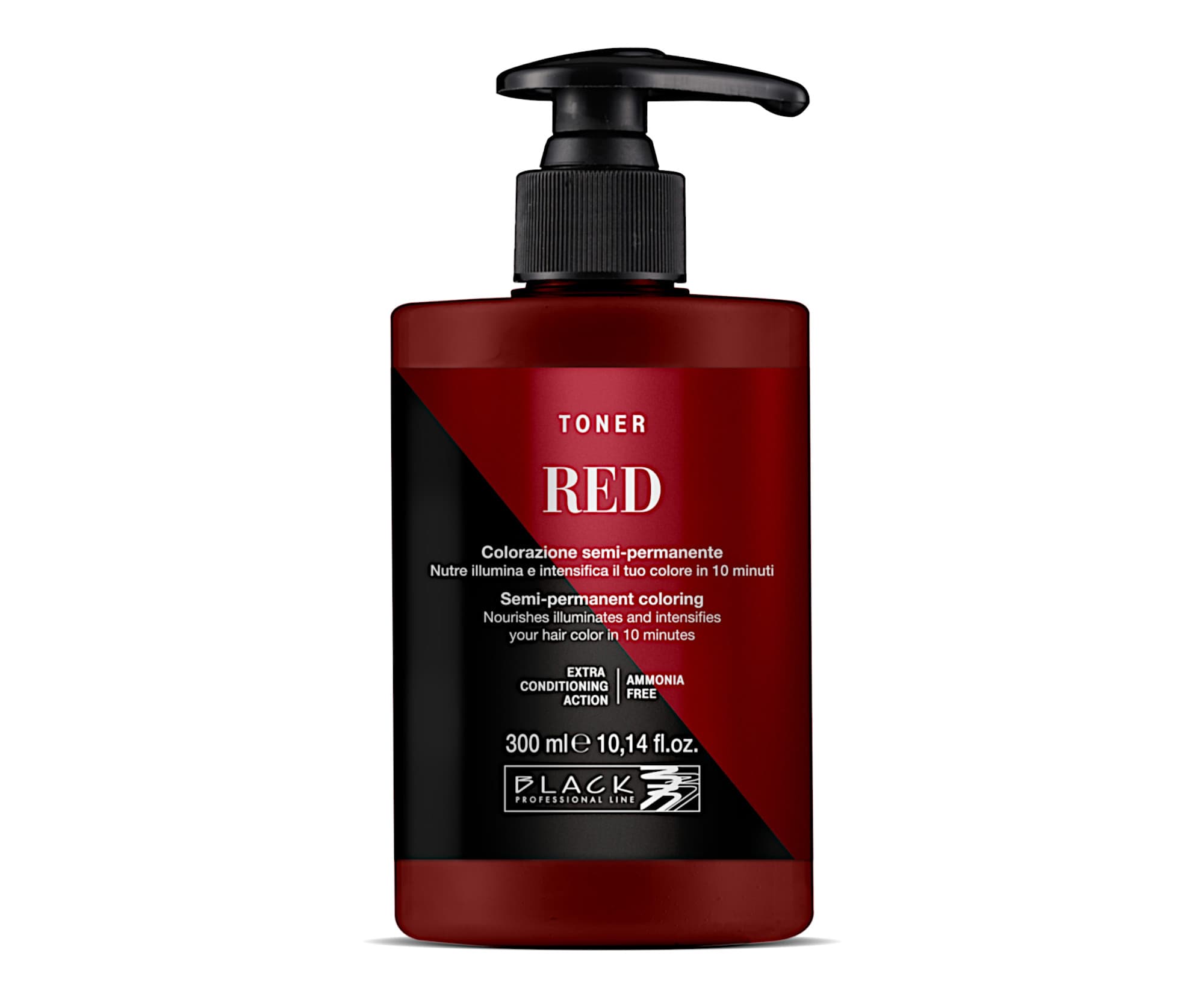 Toner pielęgnacyjny podkreślający kolor Black Professional Toner Red - czerwony -