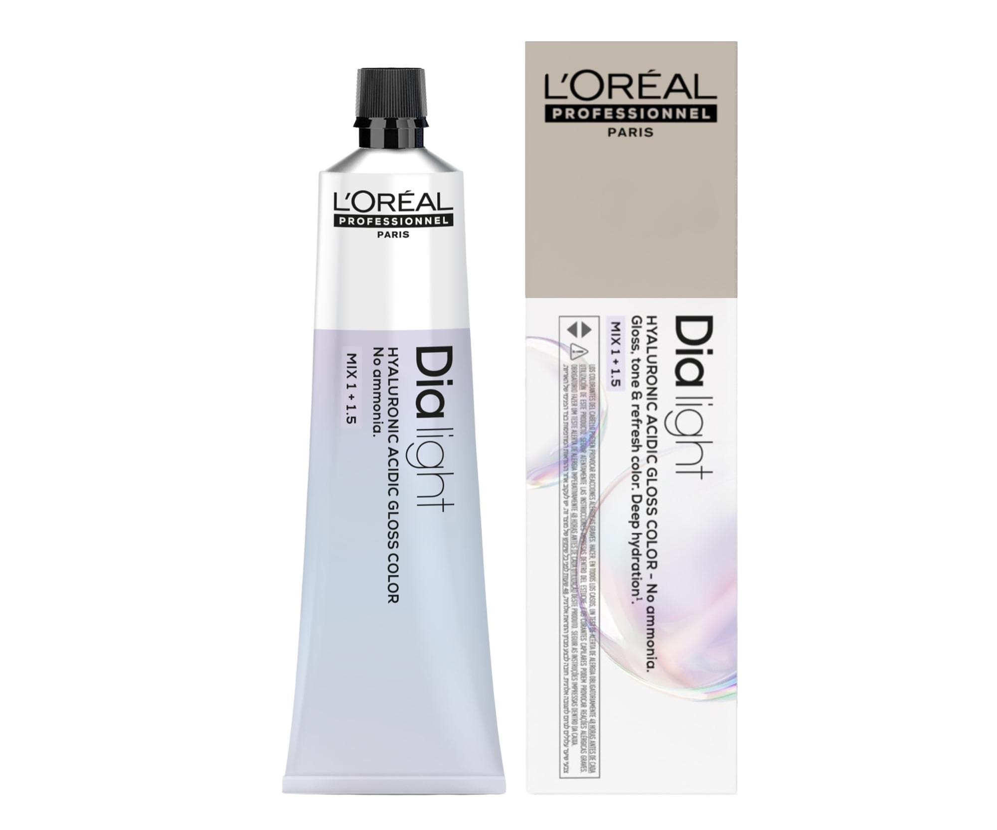 Farba do włosów ton w ton Loréal Professionnel Dia Light - 9.13 bardzo jasny blond popielato-złocisty