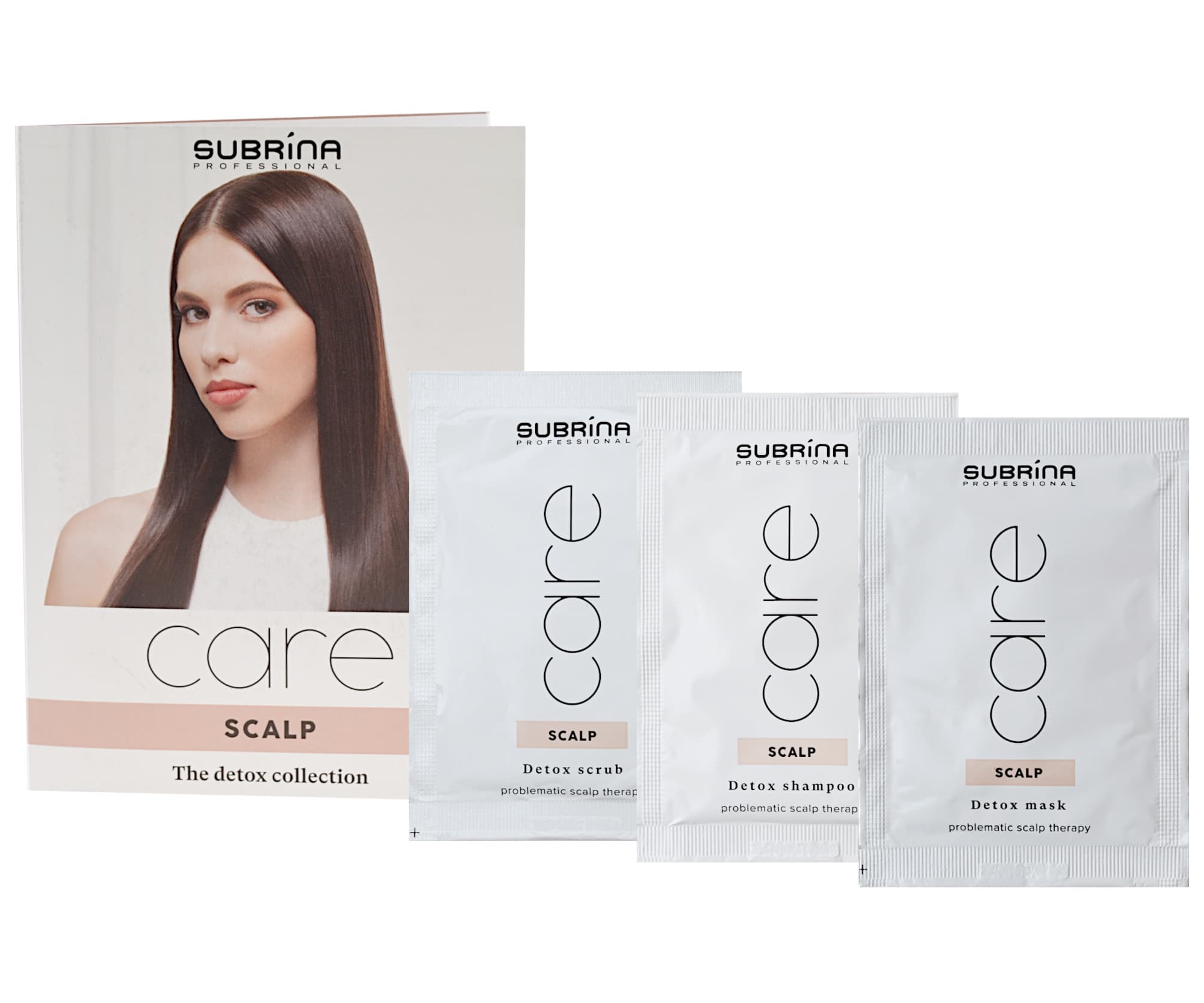 Peeling, szampon i maska do skóry głowy Subrina Professional Care Scalp Detox Set -