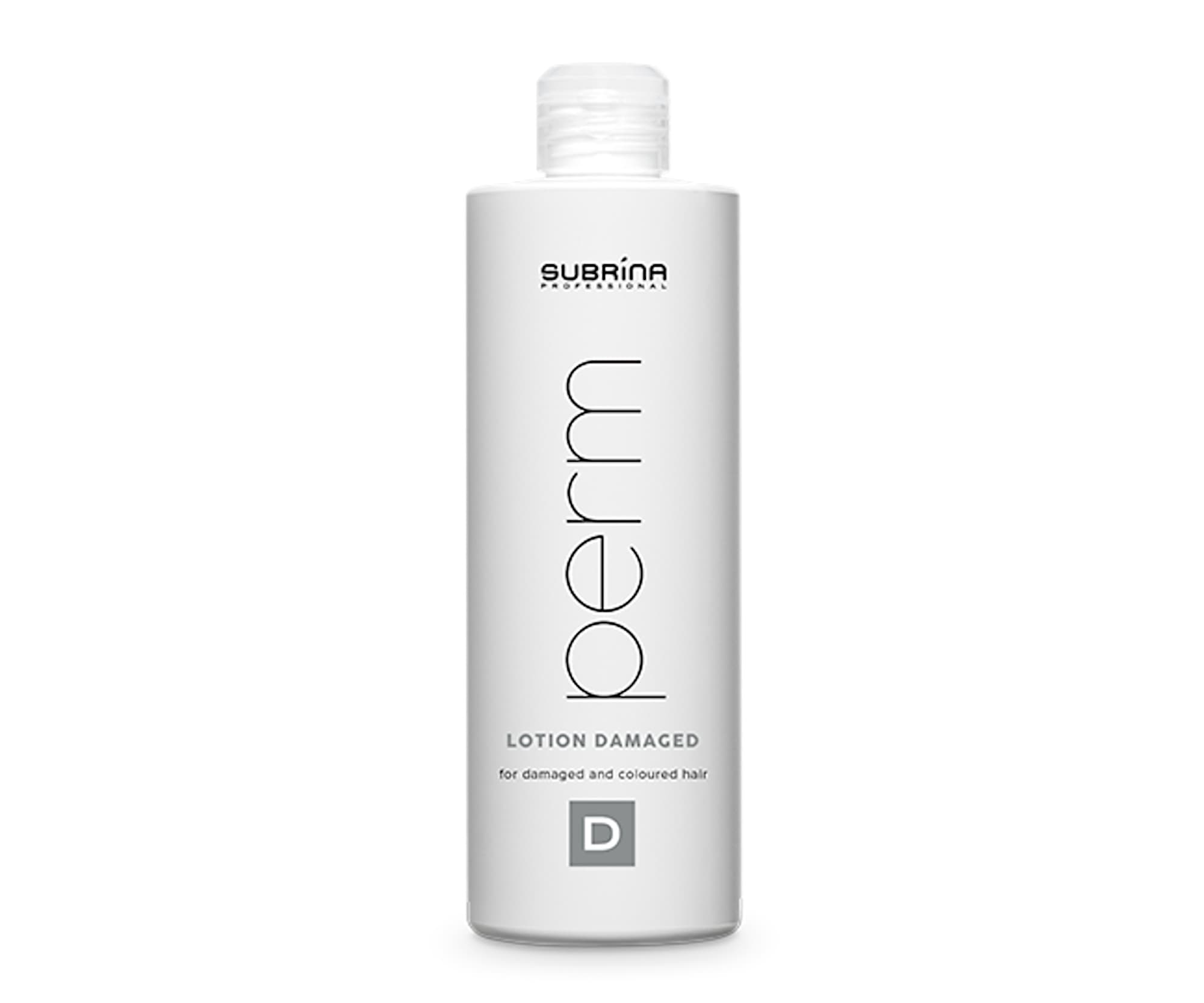 Płyn do trwałej ondulacji do włosów zniszczonych i farbowanych Subrina Professional Perm D Lotion Damaged -