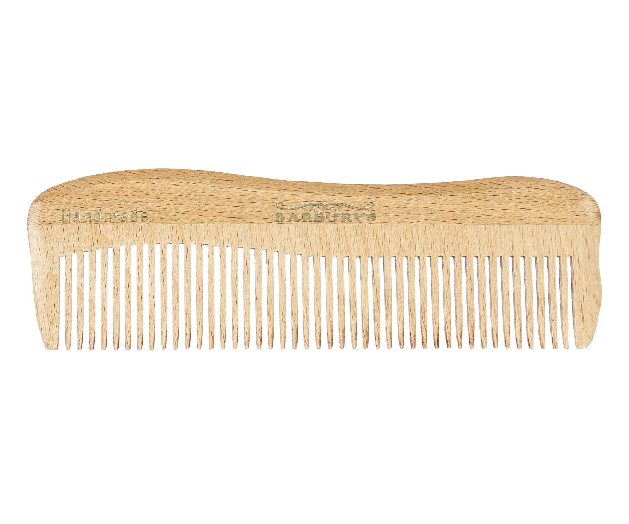 Grzebień z drewna bukowego Sibel Barburys Steamed Beech Wood 01 - 17,5 cm