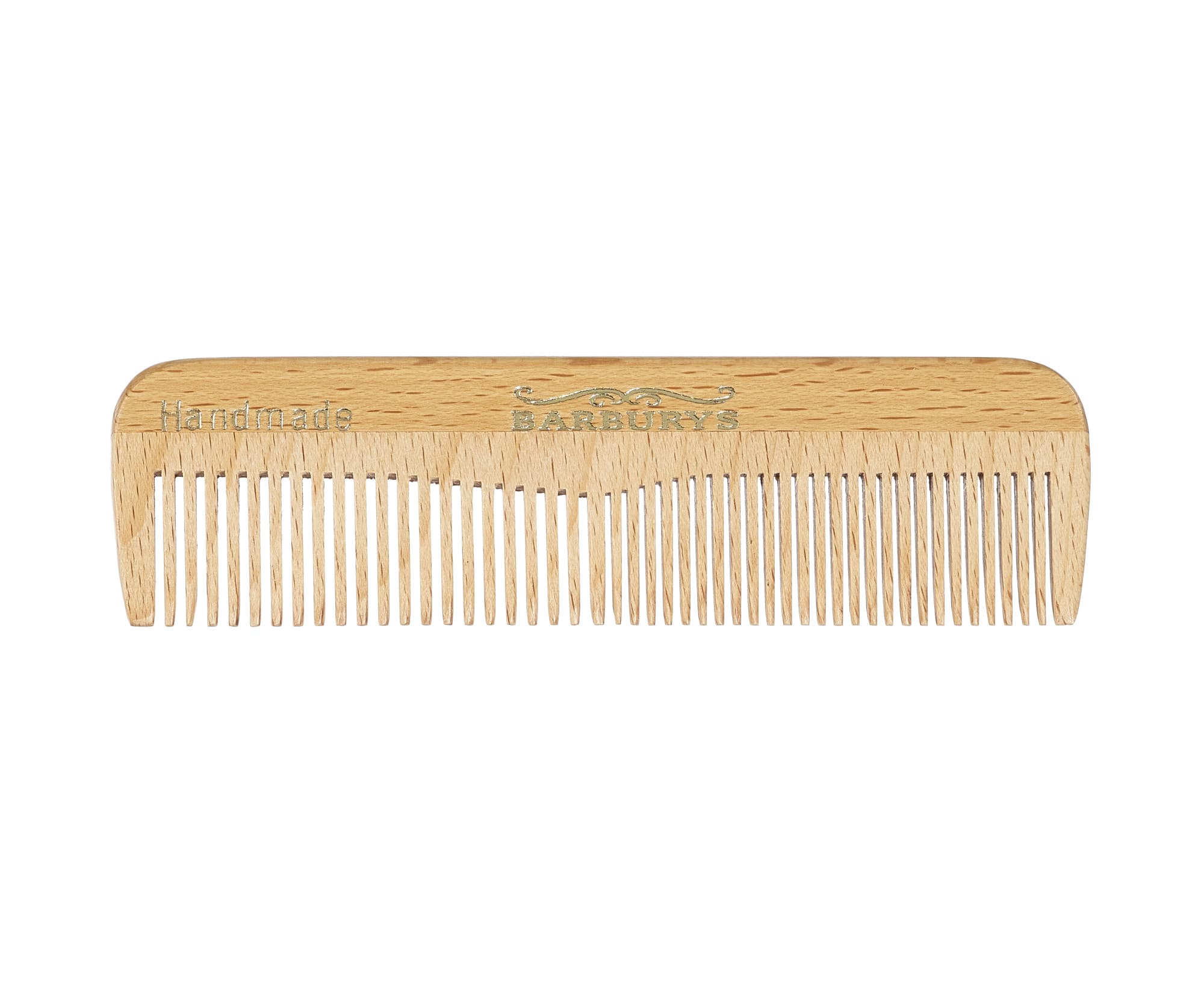 Grzebień z drewna bukowego Sibel Barburys Steamed Beech Wood 02 - 13,2,6 cm