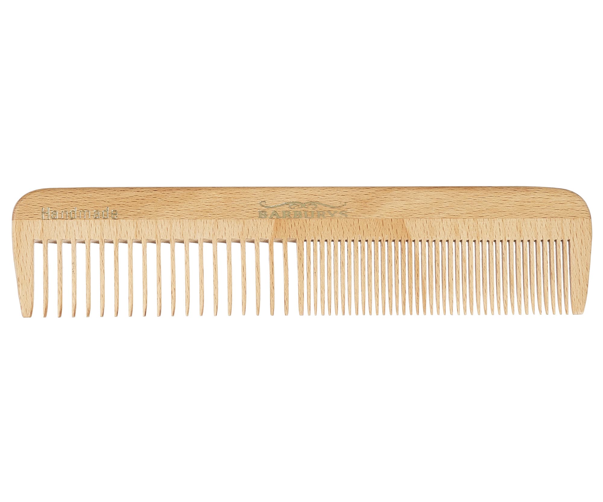 Grzebień z drewna bukowego Sibel Barburys Steamed Beech Wood 04 - 19,5,2 cm