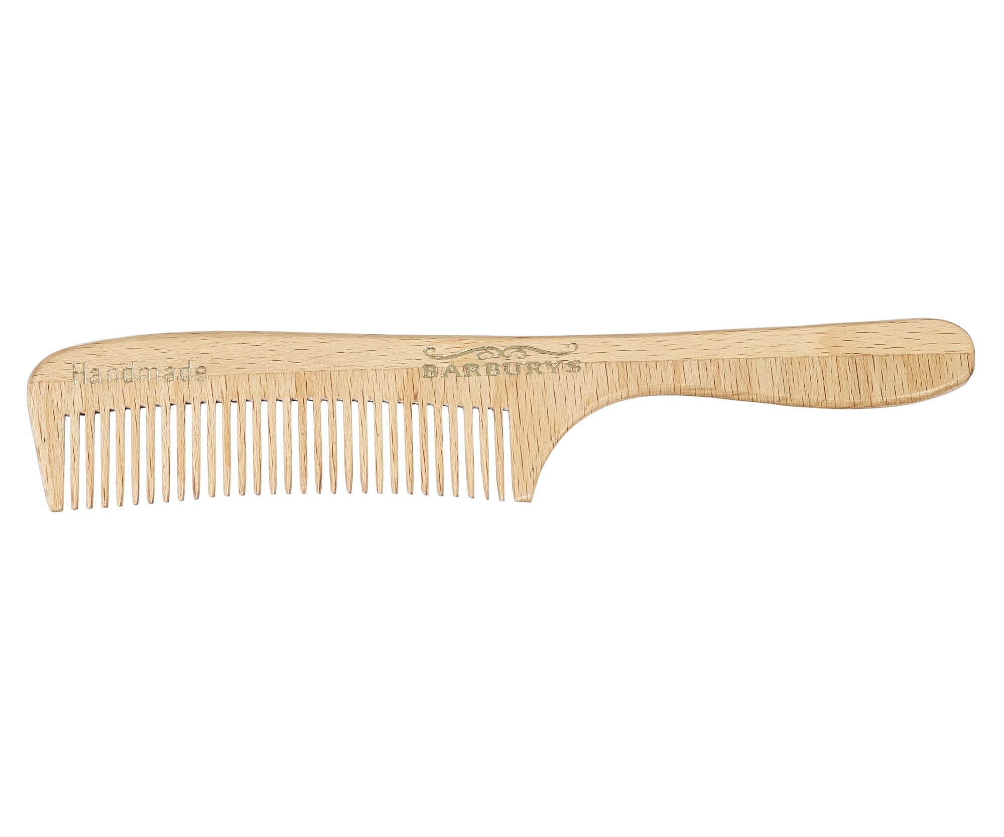Grzebień z drewna bukowego Sibel Barburys Steamed Beech Wood 05 - 18,2 cm