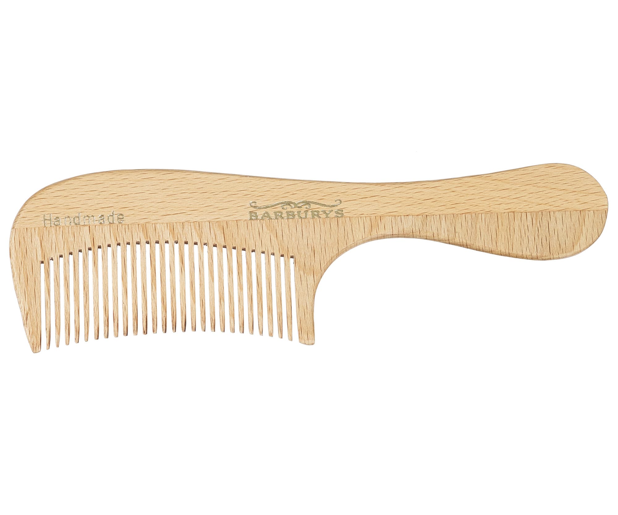 Grzebień z drewna bukowego Sibel Barburys Steamed Beech Wood 06 - 19,5 cm