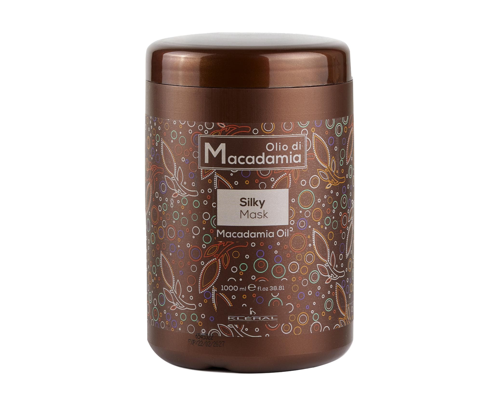 Maska nawilżająca do włosów suchych i łamliwych Kléral Olio di Macadamia Silky Mask -