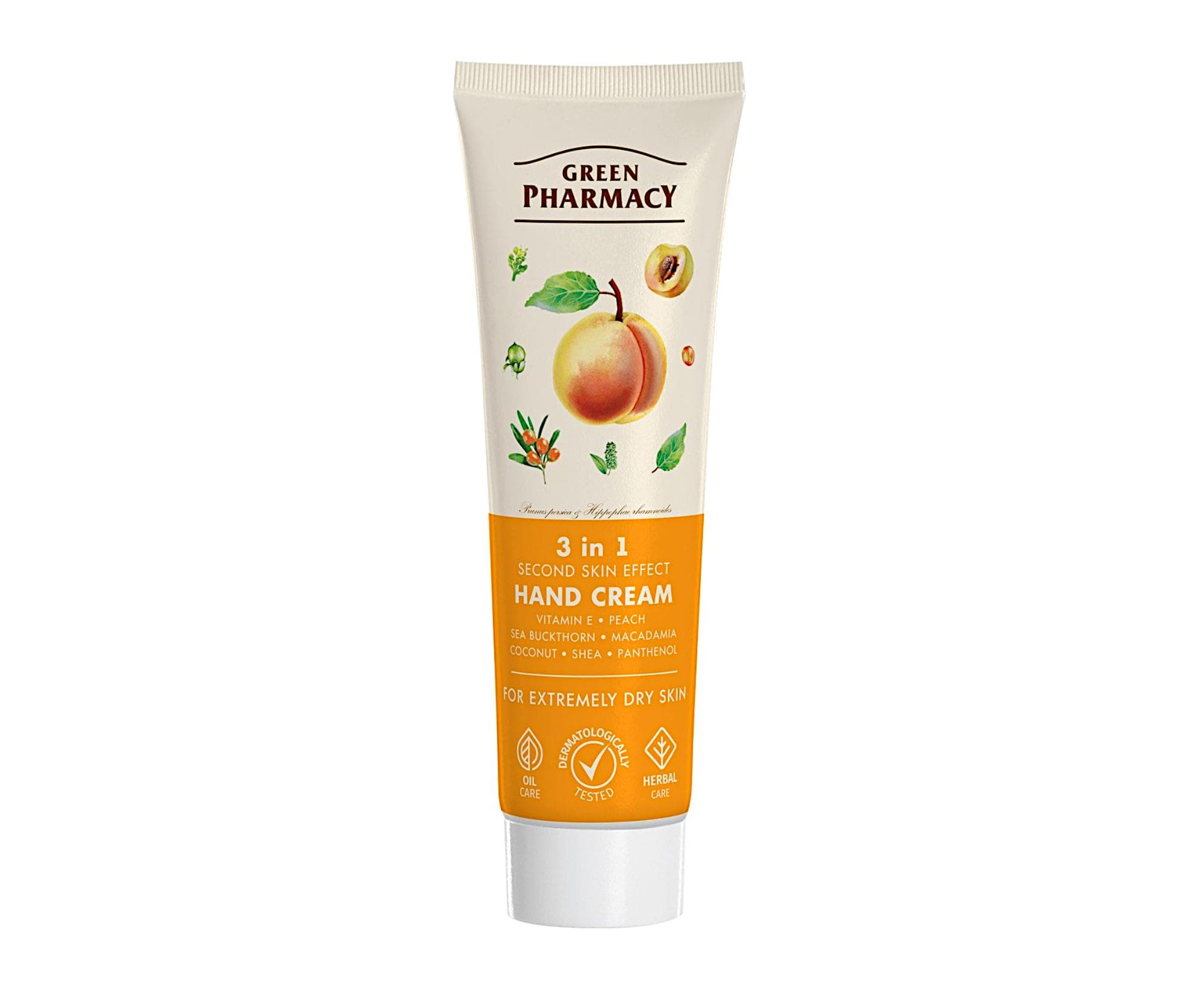 Peach krem do rąk i paznokci do skóry suchej