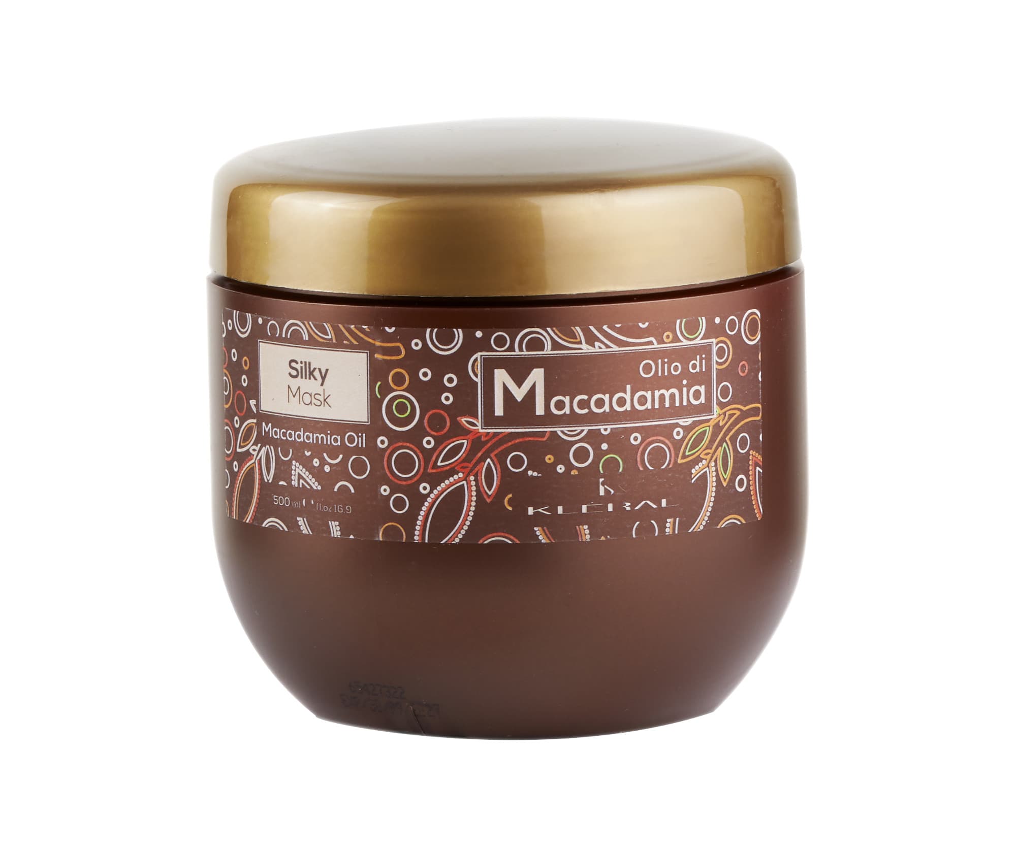 Maska nawilżająca do włosów suchych i łamliwych Kléral Olio di Macadamia Silky Mask -