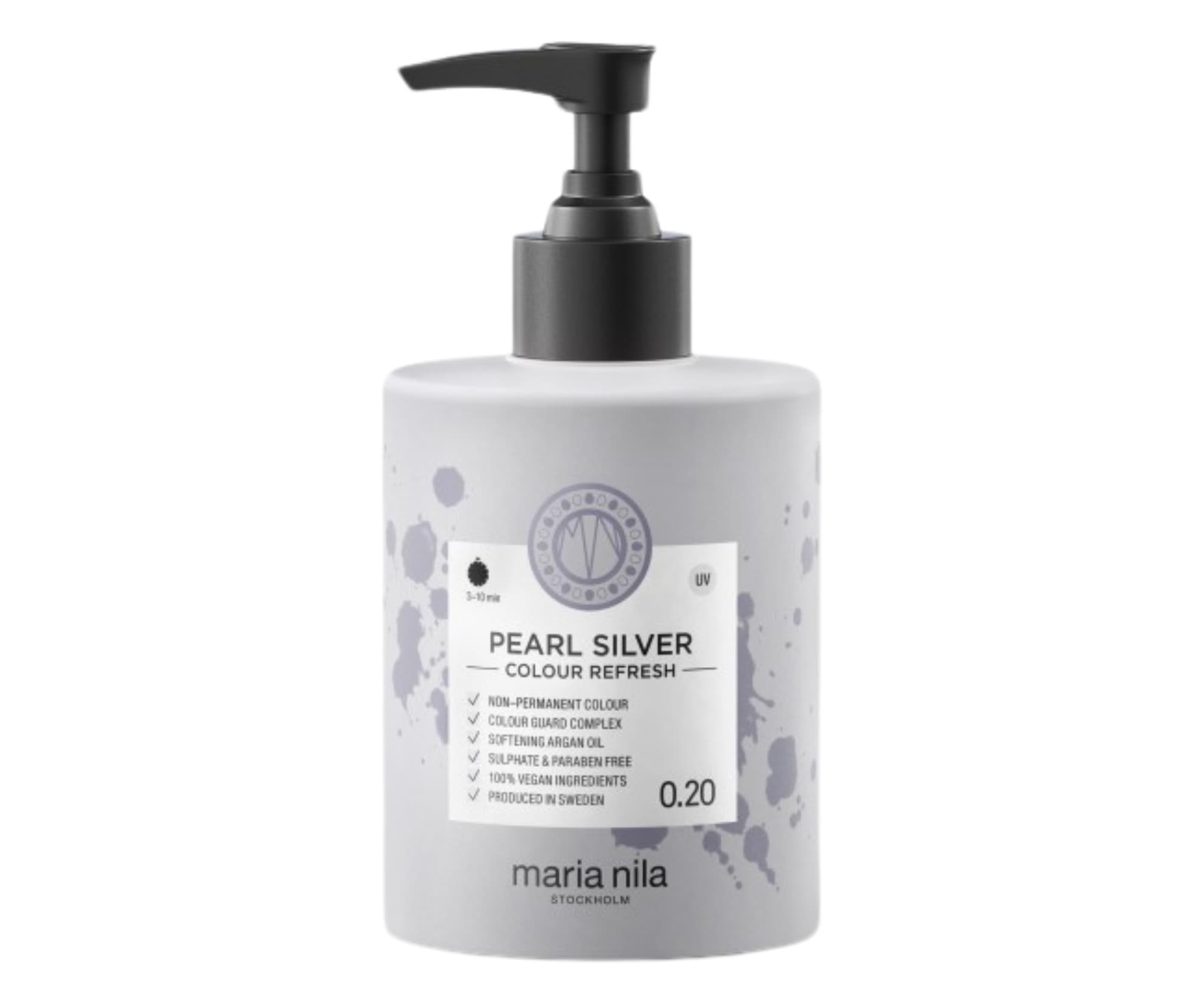 Maska ożywiająca kolor włosów Maria Nila Colour Refresh Pearl Silver - platynowa -