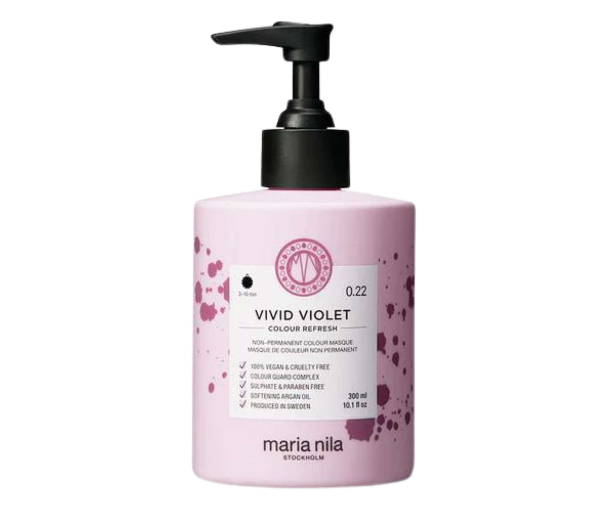 Maska ożywiająca kolor włosów Maria Nila Colour Refresh Vivid Violet - fioletowa -