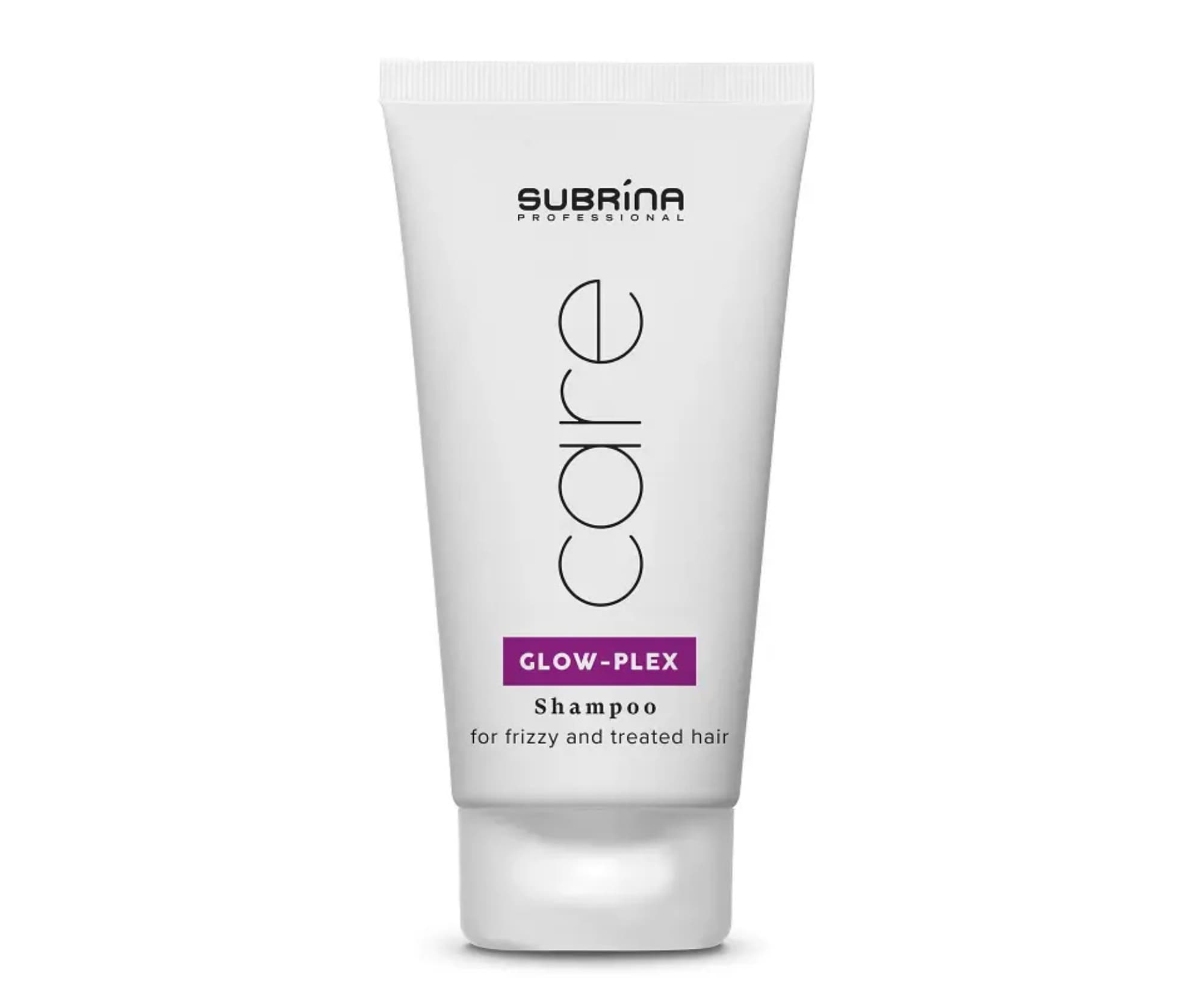 Szampon nawilżający nadający włosom połysk Subrina Professional Care Glow-Plex Shampoo -