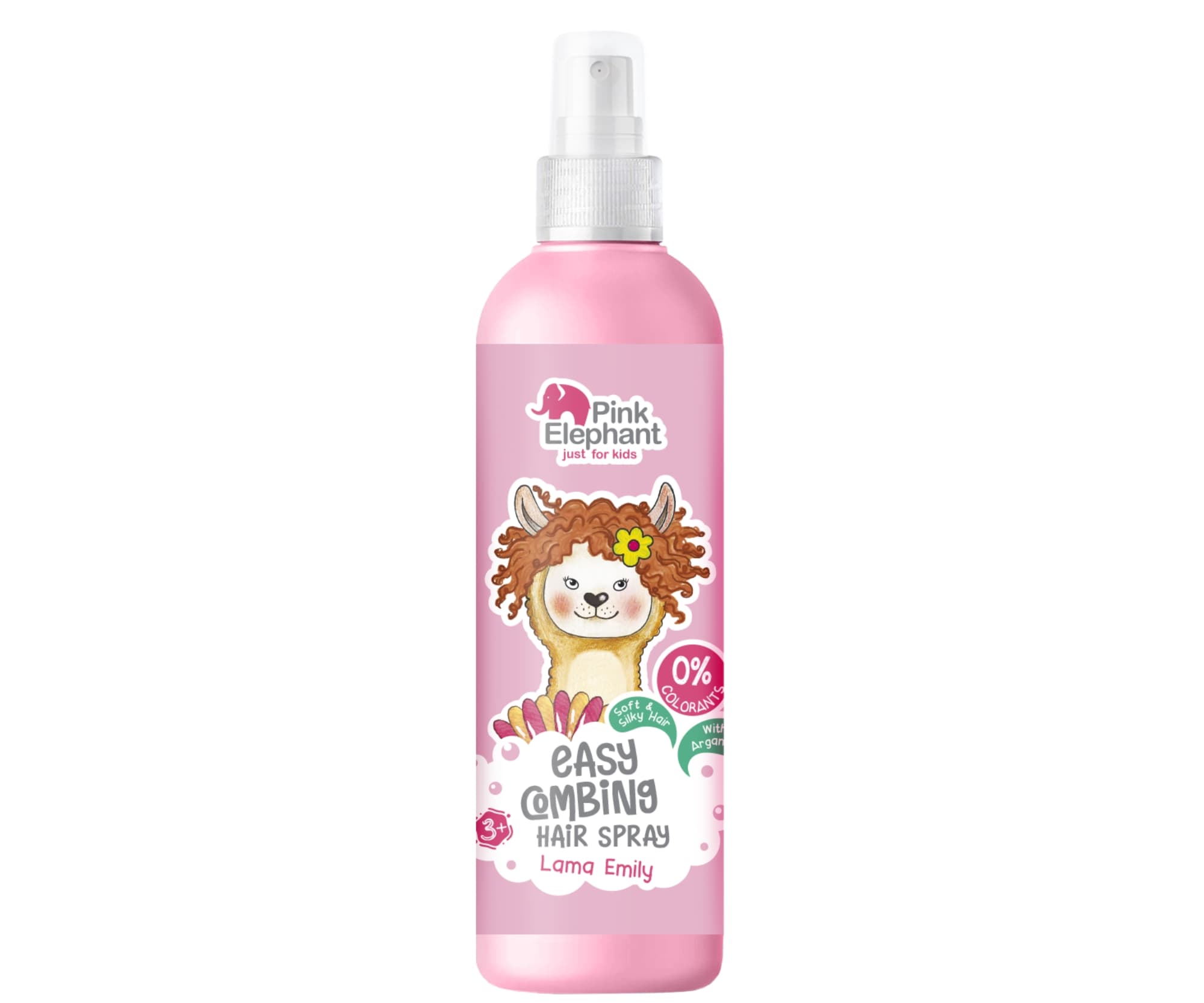 Odżywka w sprayu dla dzieci Pink Elephant Lama Emily -