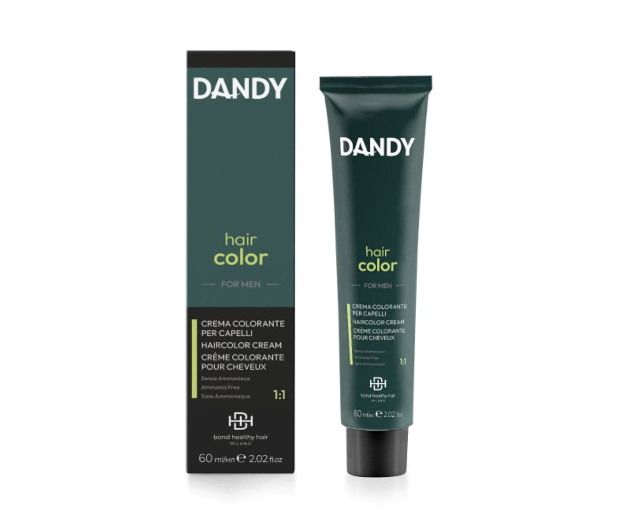 Krem koloryzujący dla mężczyzn - odsiwiacz Dandy Hair Color For Men - 6 ciemny blond