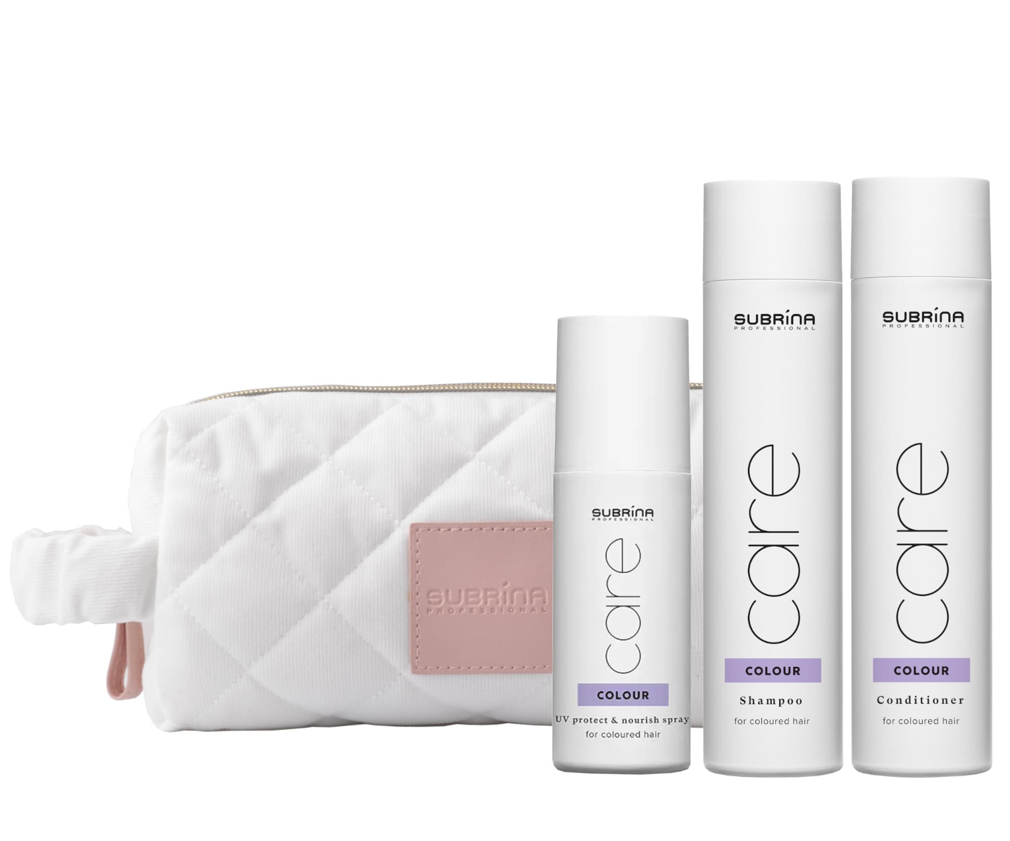 Zestaw upominkowy do włosów farbowanych Subrina Professional Colour Set + kosmetyczka gratis