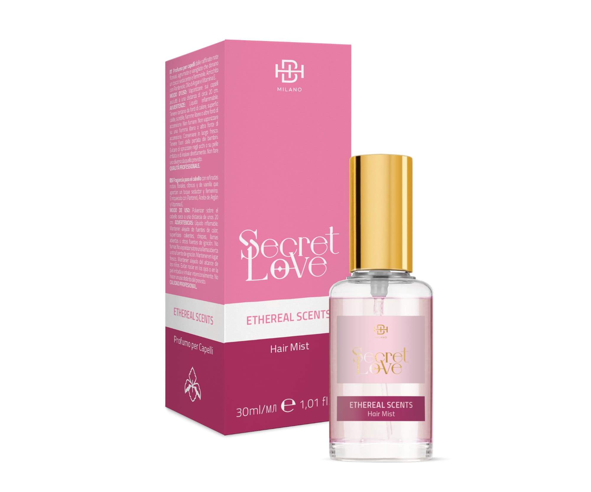 Perfumowana mgiełka do włosów Bond Healthy Hair Milano Secret Love Hair Mist -