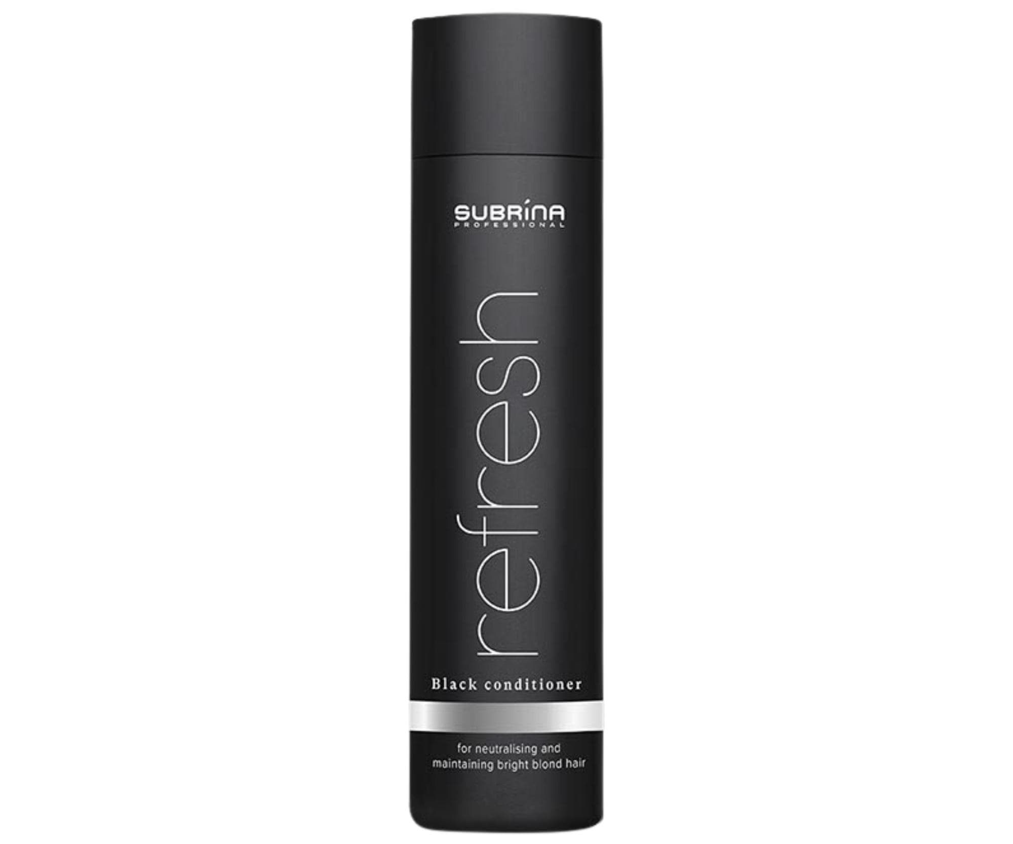 Odżywka dla zachowania platynowego odcienia włosów Subrina Professional Refresh Black Conditioner -