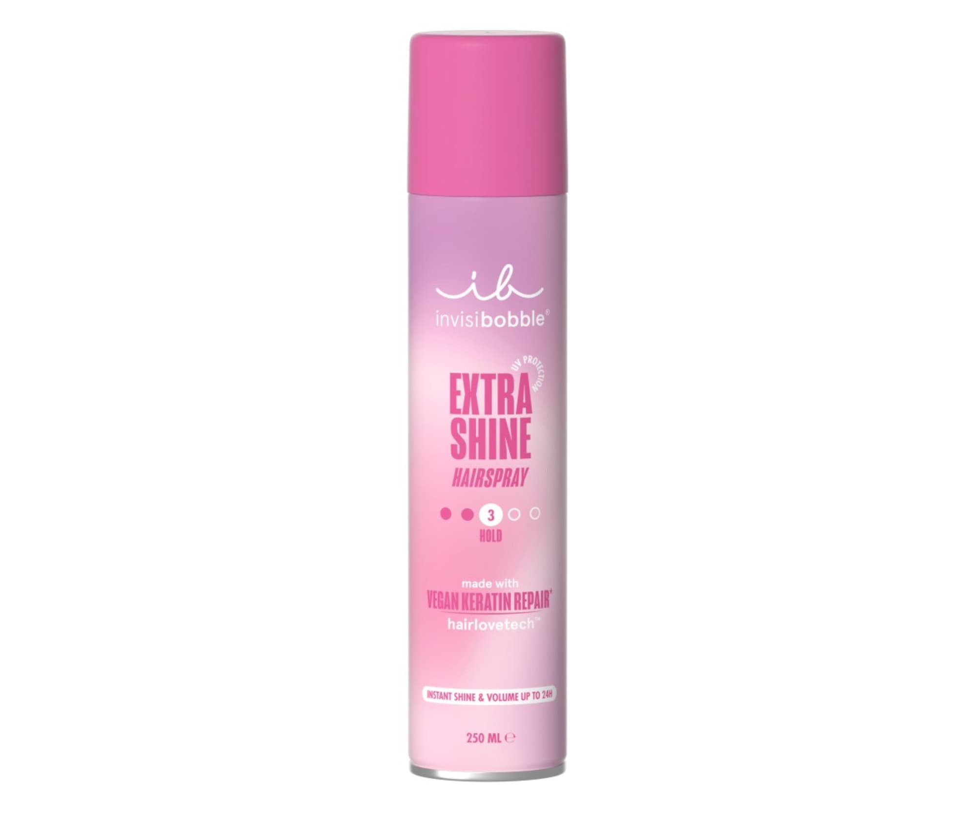 Lakier mocno utrwalający nadający włosom połysk Invisibobble Extra Shine Hairspray -