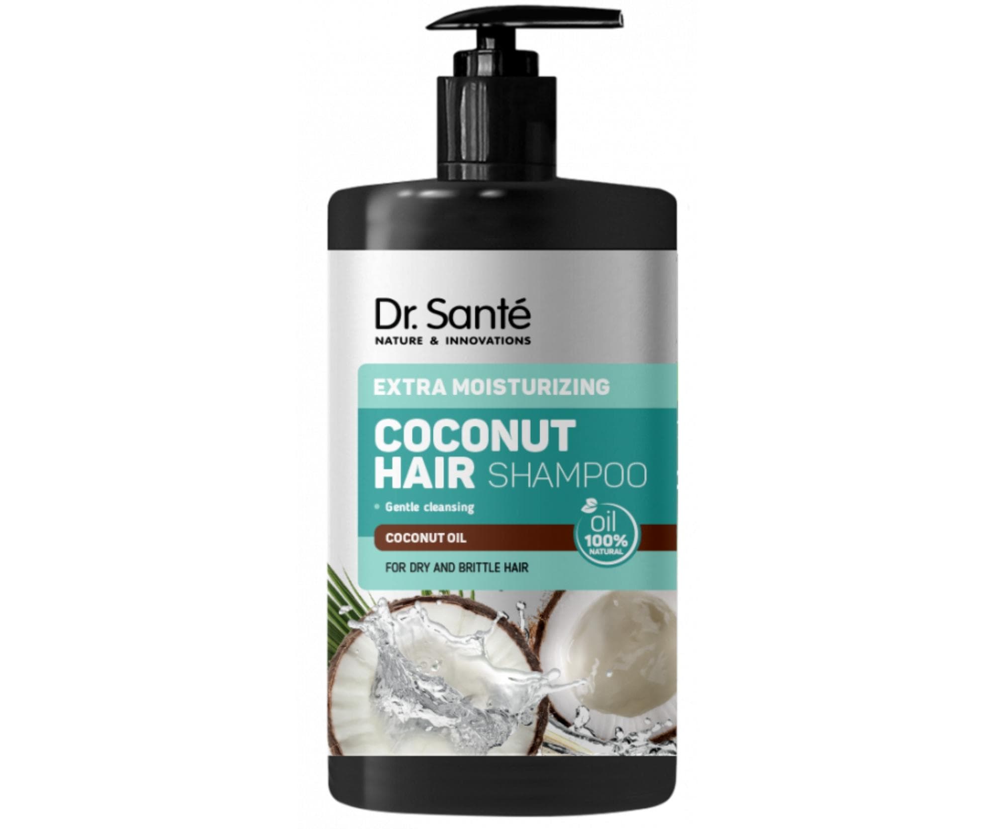 Szampon nawilżający do włosów suchych i łamliwych Dr. Santé Coconut -