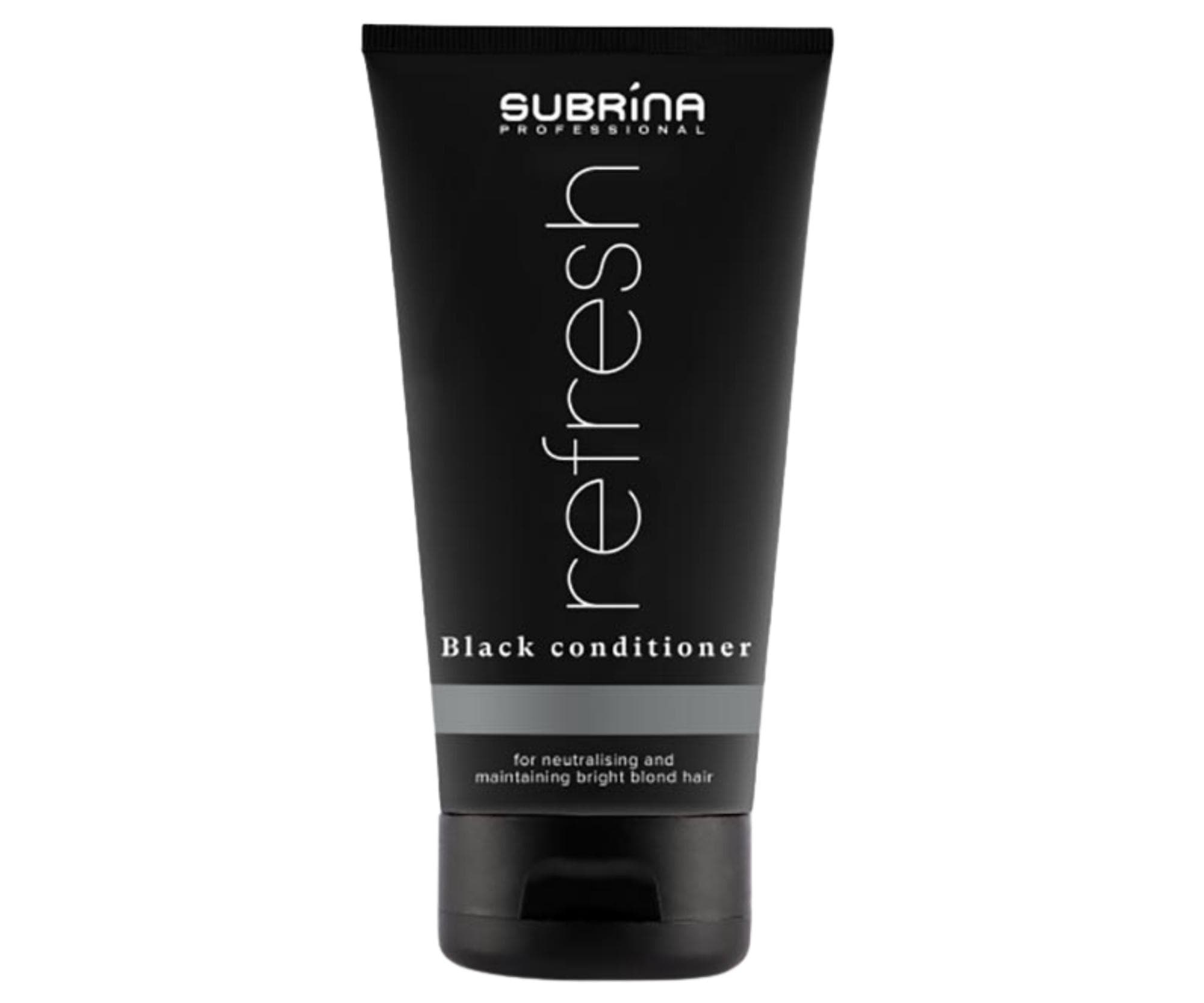 Odżywka dla zachowania platynowego odcienia włosów Subrina Professional Refresh Black Conditioner -