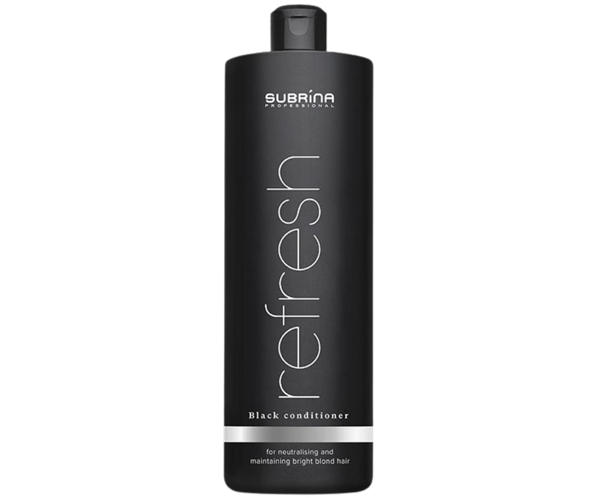 Odżywka dla zachowania platynowego odcienia włosów Subrina Professional Refresh Black Conditioner -