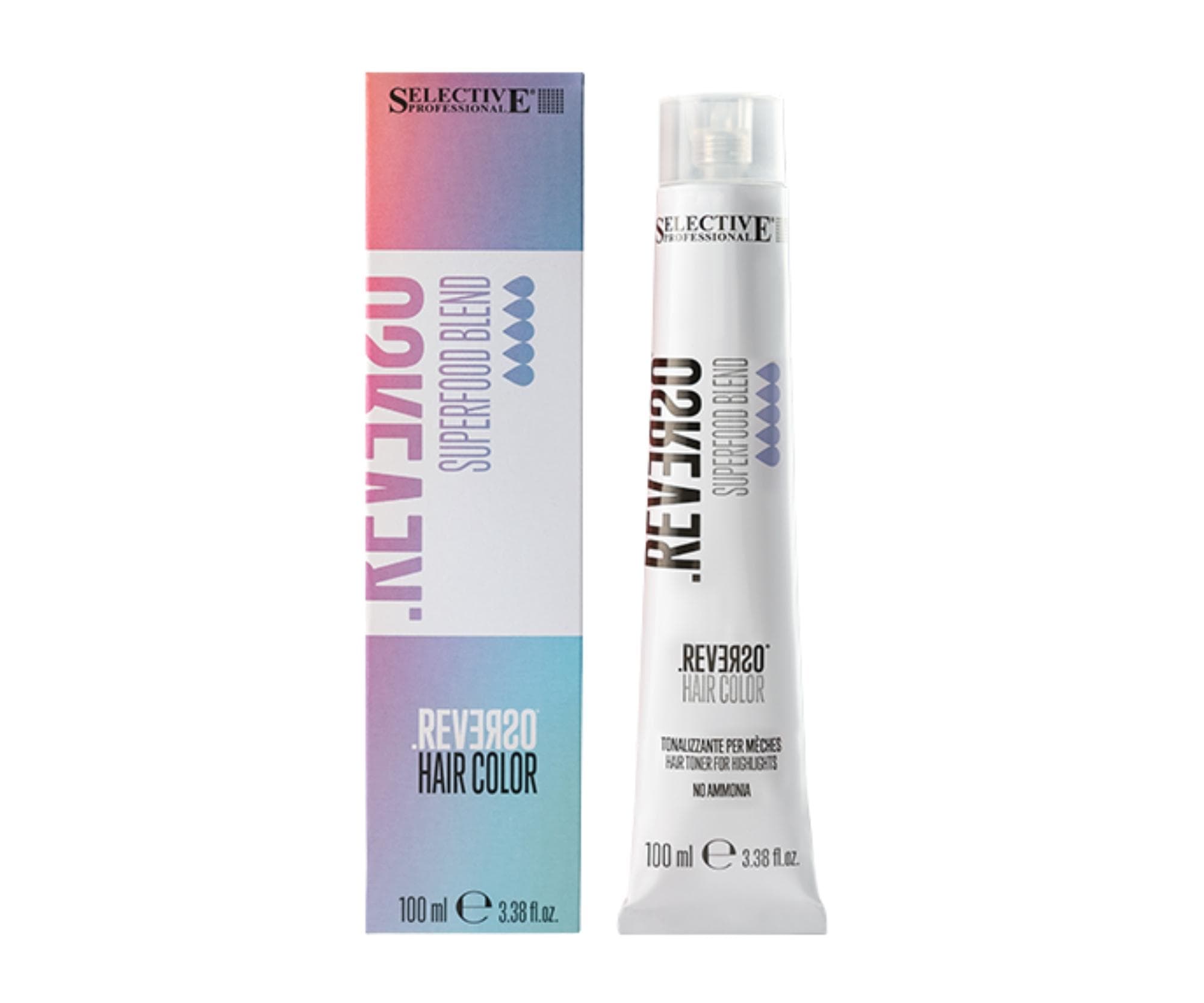 Tonująca farba do włosów z pasemkami i rozjaśnionych Selective Professional Reverso Hair Color Toner - Ash - popielaty