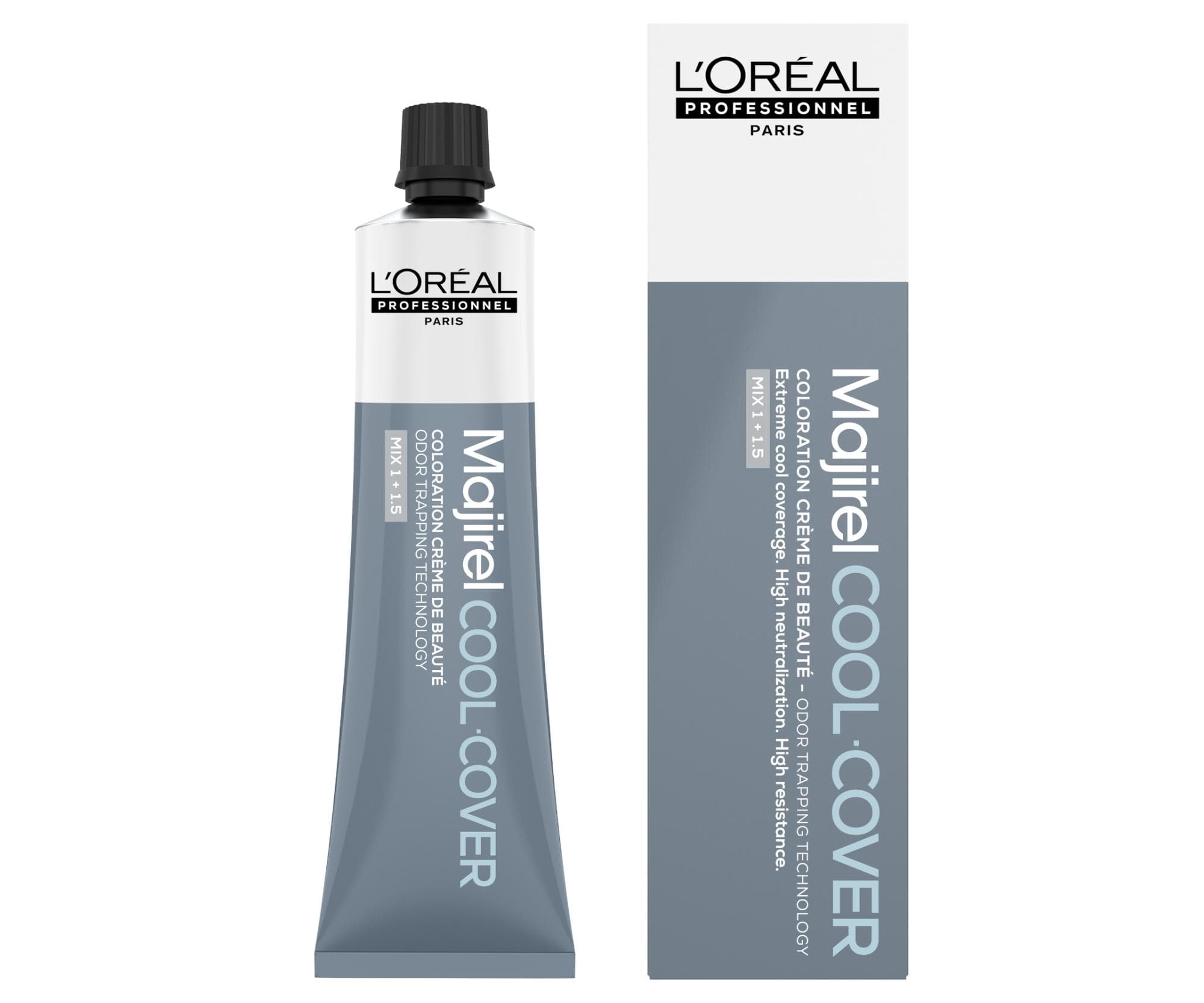 Farba do włosów Loréal Professionnel Majirel Cool Cover - 5.1 jasny brąz popielaty