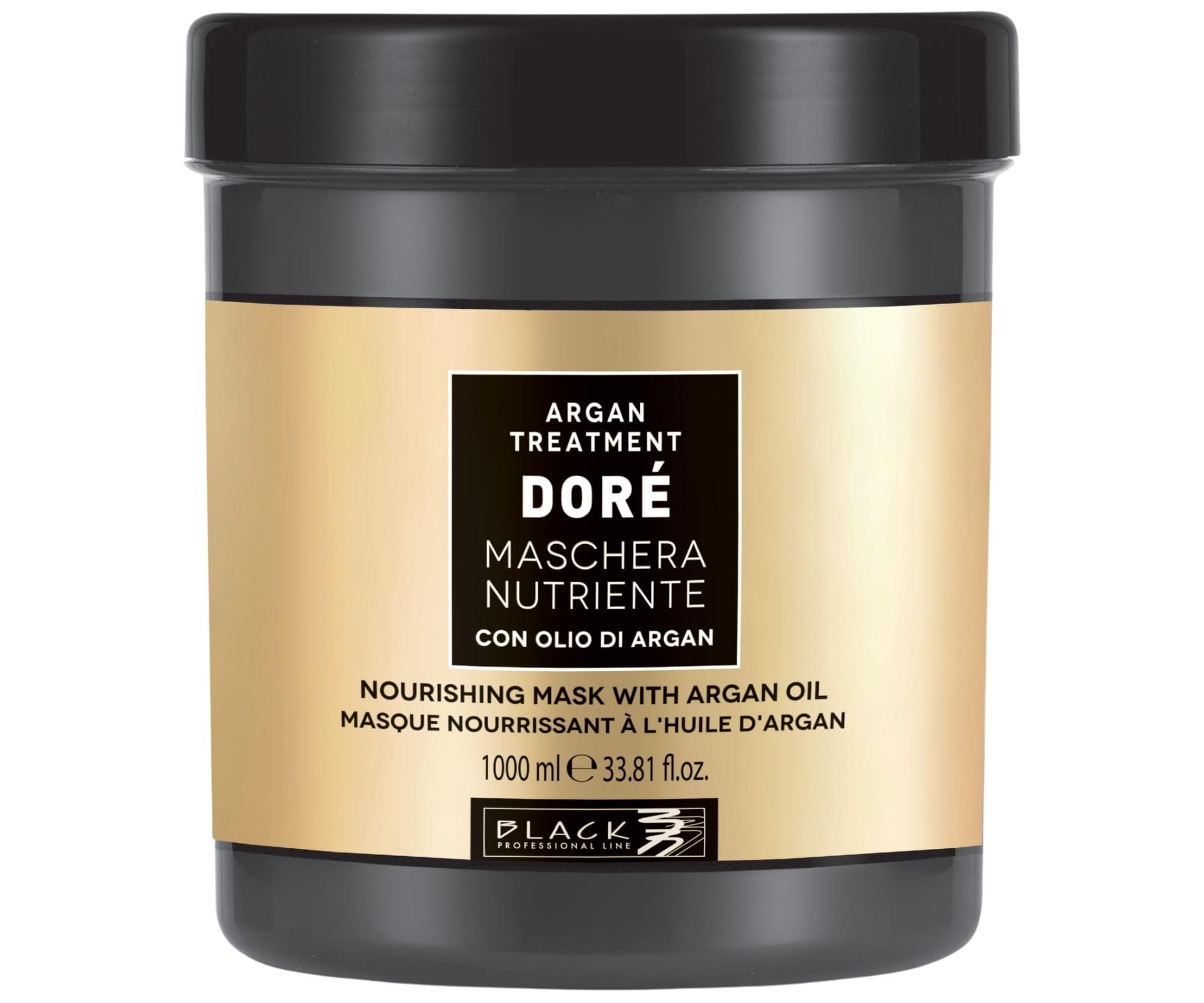 Maska odżywcza do włosów suchych i łamliwych Black Professional Doré Argan Treatment Mask -