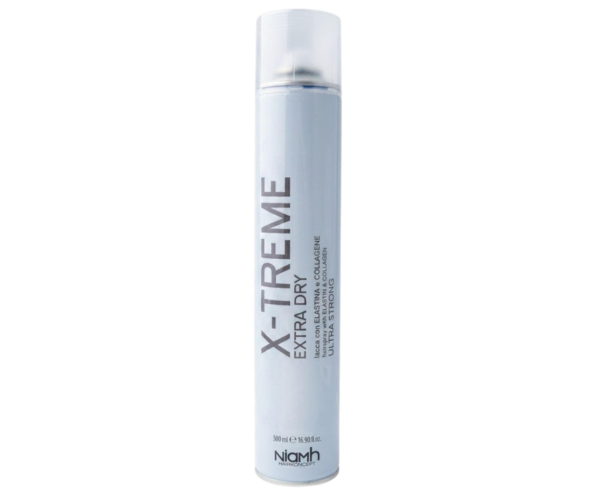 Lakier do włosów maksymalnie utrwalający Niamh X-Treme Extra Dry -