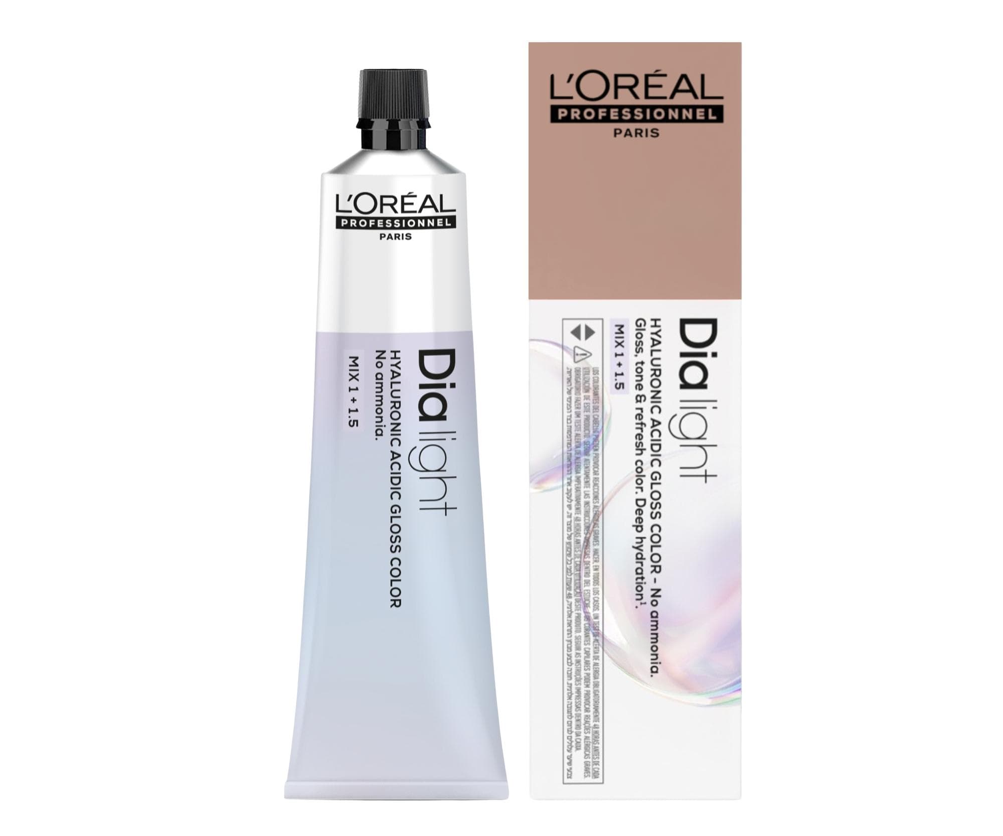 Farba do włosów ton w ton Loréal Professionnel Dia Light - 10.32 bardzo bardzo jasny blond złocisto-opalizujący