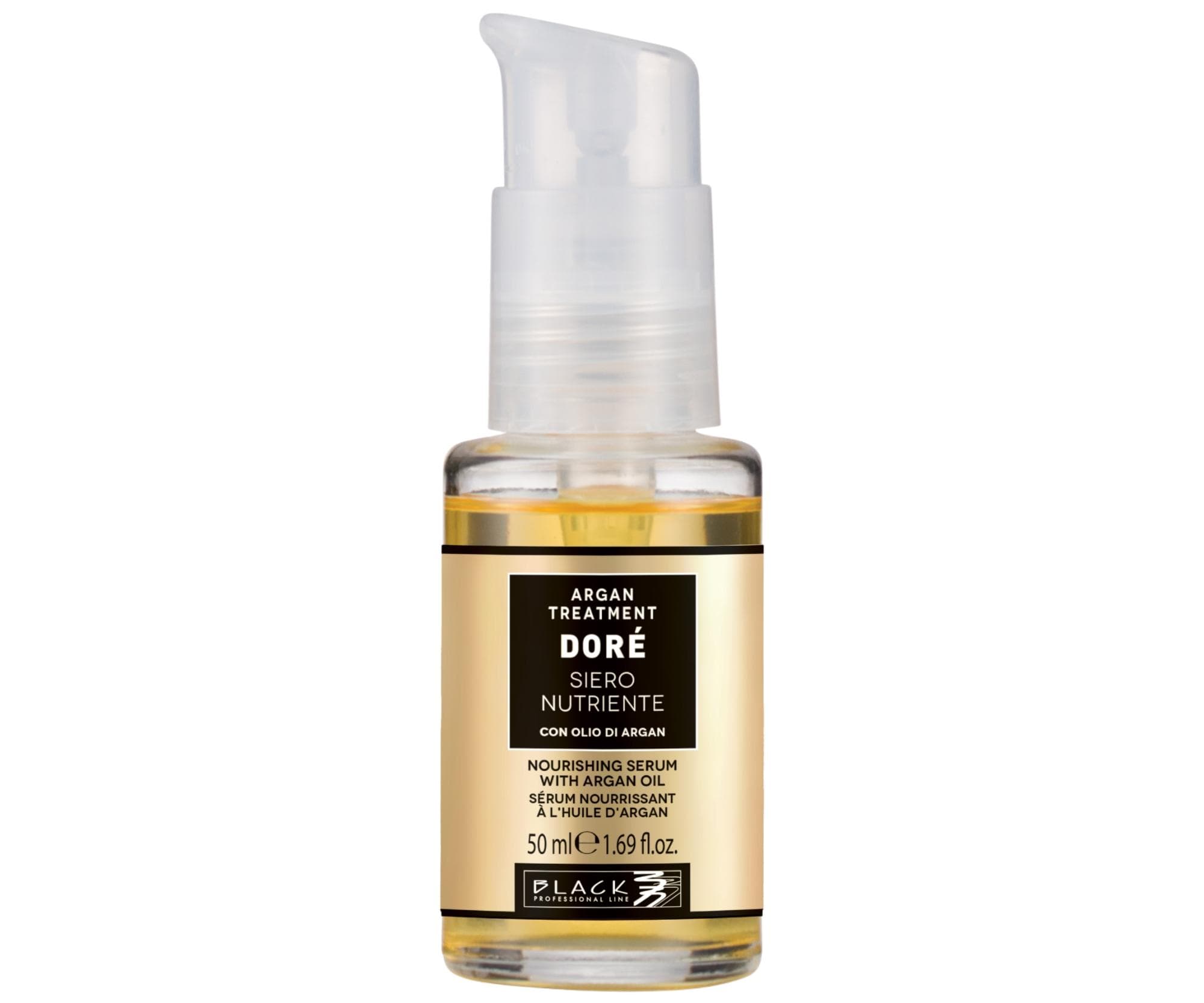 Serum odżywcze do włosów suchych i łamliwych Black Professional Doré Argan Treatment Serum -