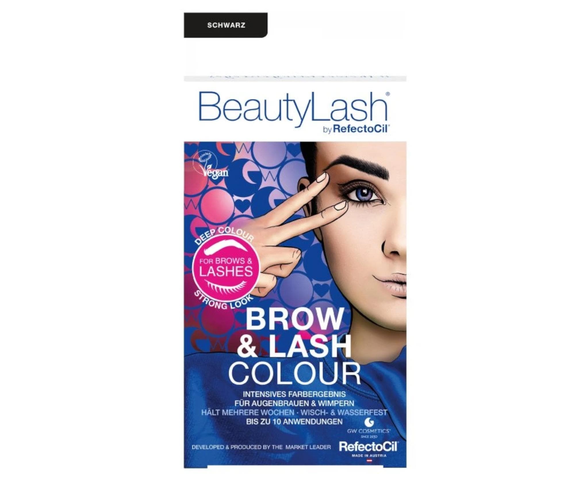 BeautyLash Brow & Lash Colour farbka do brwi do brwi i rzęs odcień Black