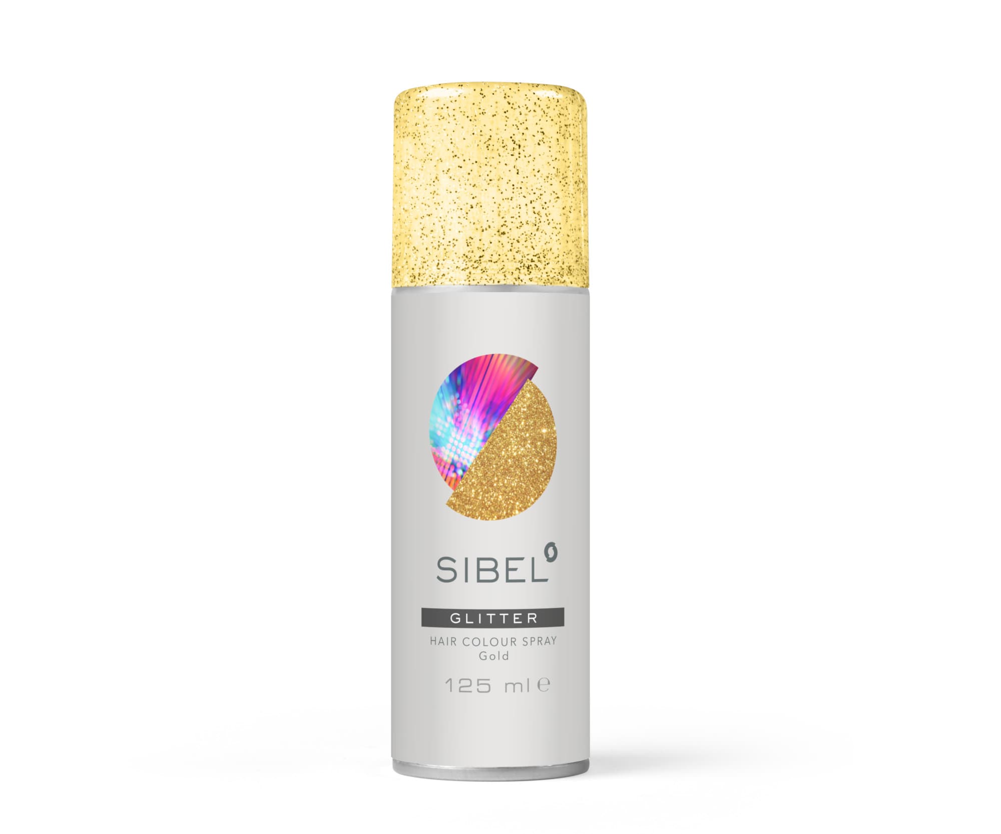 Koloryzujący spray do włosów Sibel Hair Colour - złoty brokat