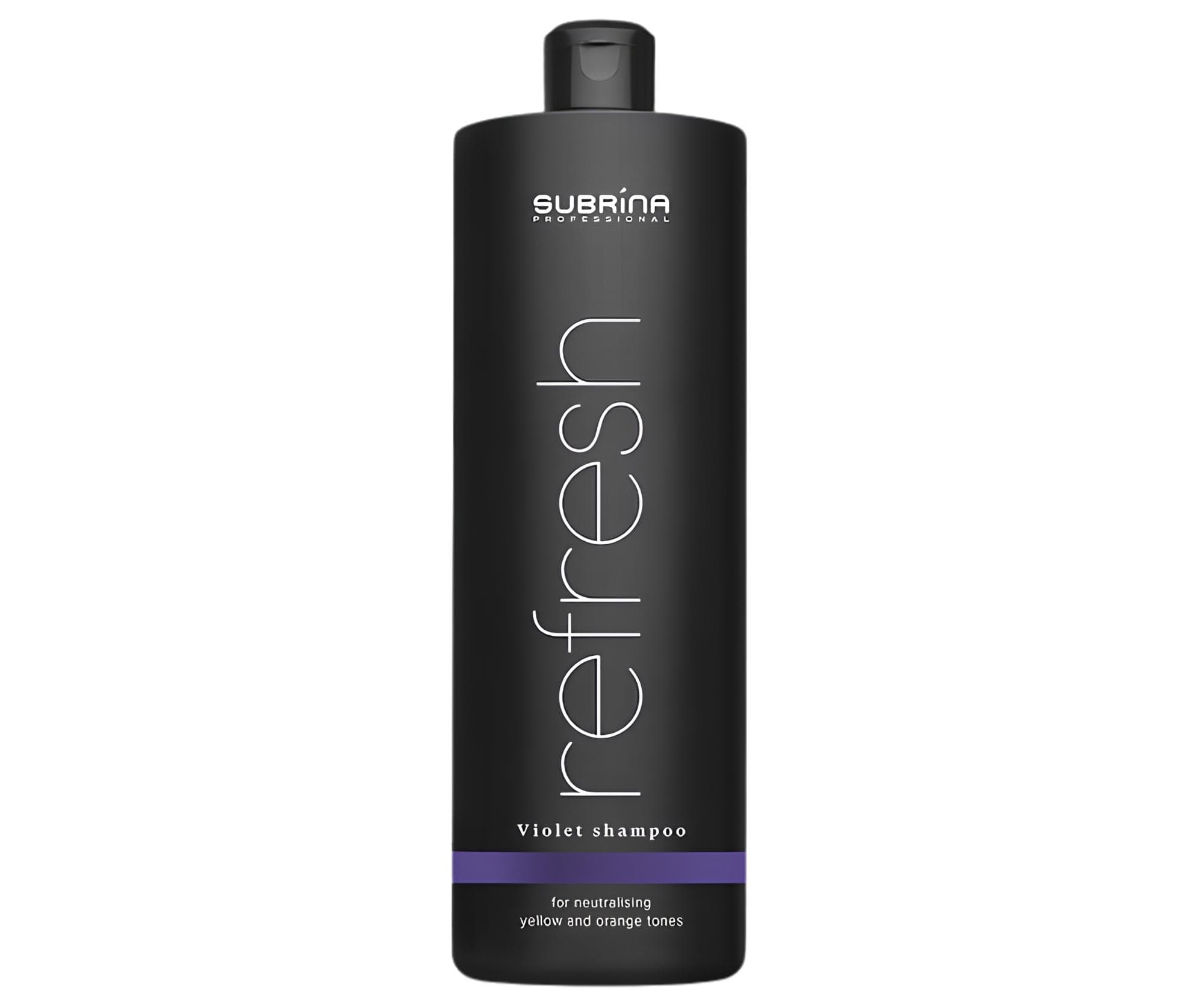 Szampon neutralizujący żółte odcienie Subrina Professional Violet Shampoo -