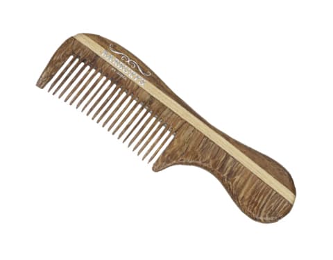 Grzebień z drewna różanego Sibel Barburys Rosewood Pocket Mini - 7,4,4 cm