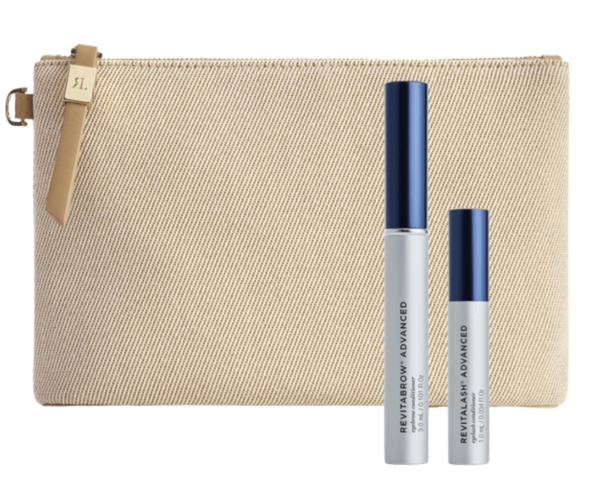 Zestaw upominkowy do brwi i rzęs RevitaLash For Brows & Lashes - serum do brwi + serum do rzęs i kosmetyczka gratis