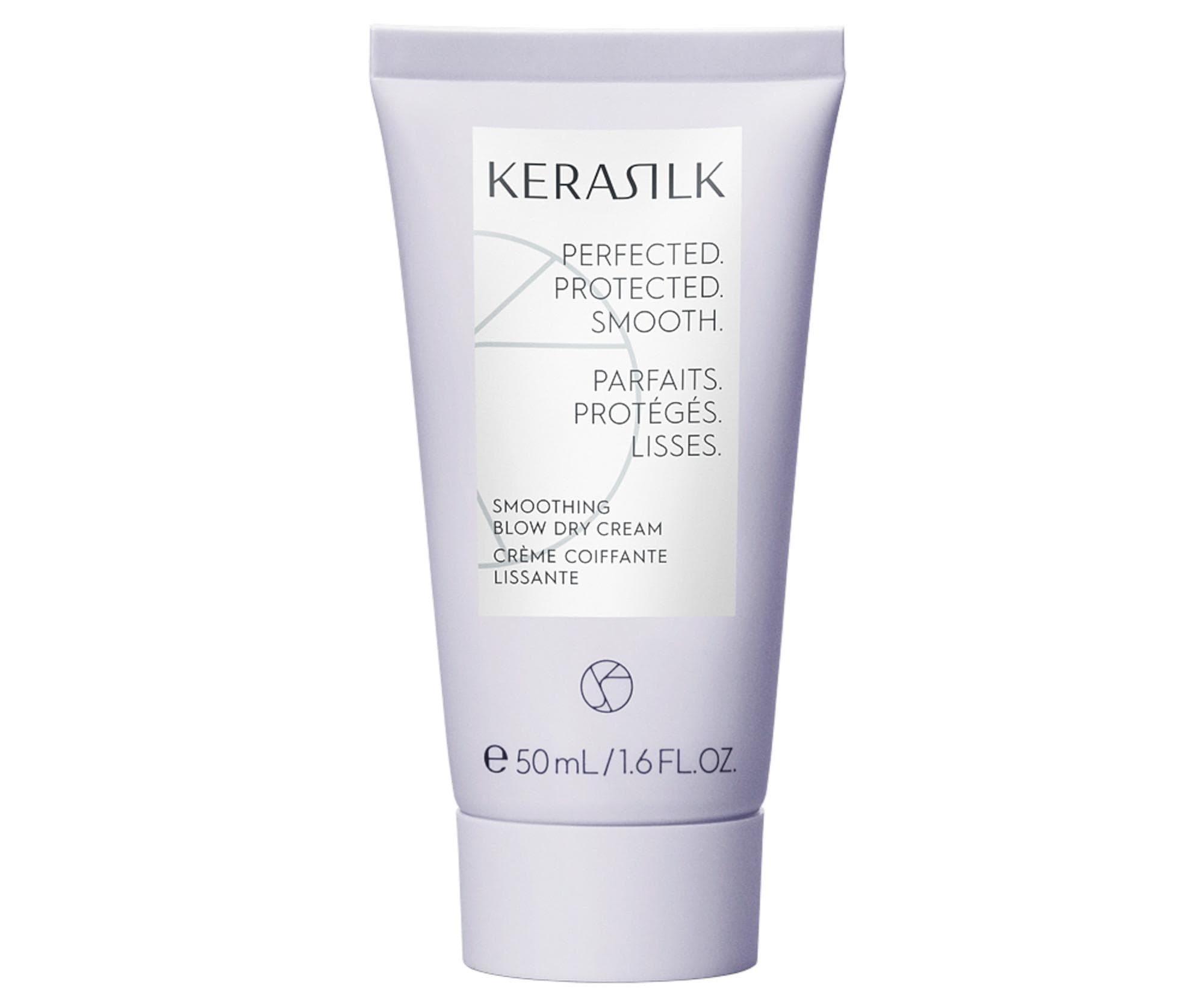 Krem wygładzający do włosów suszonych suszarką Kerasilk Smoothing Blow Dry Cream -