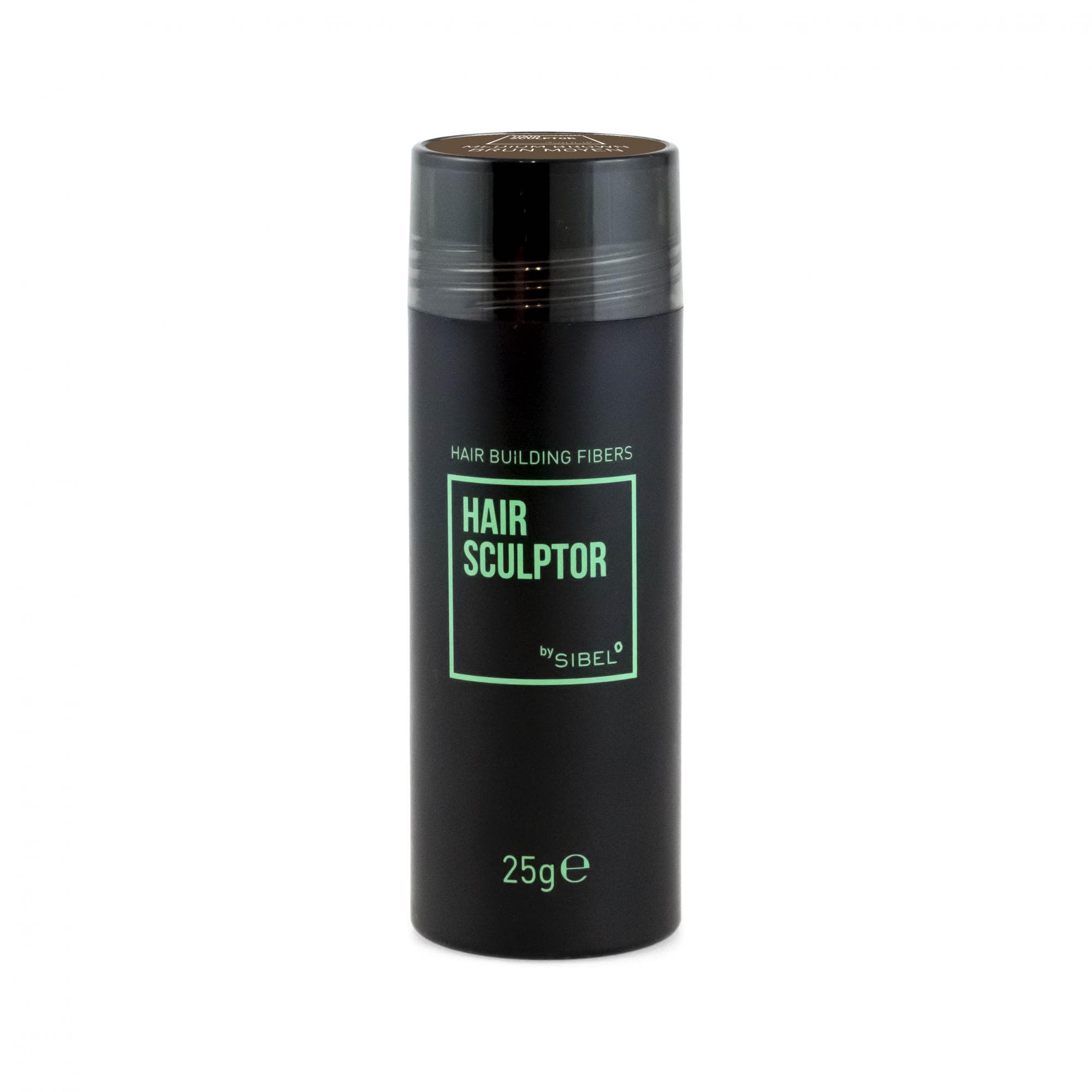 Puder zagęszczający włosy do uzupełniania Sibel Hair Building Fibers - średni brąz -