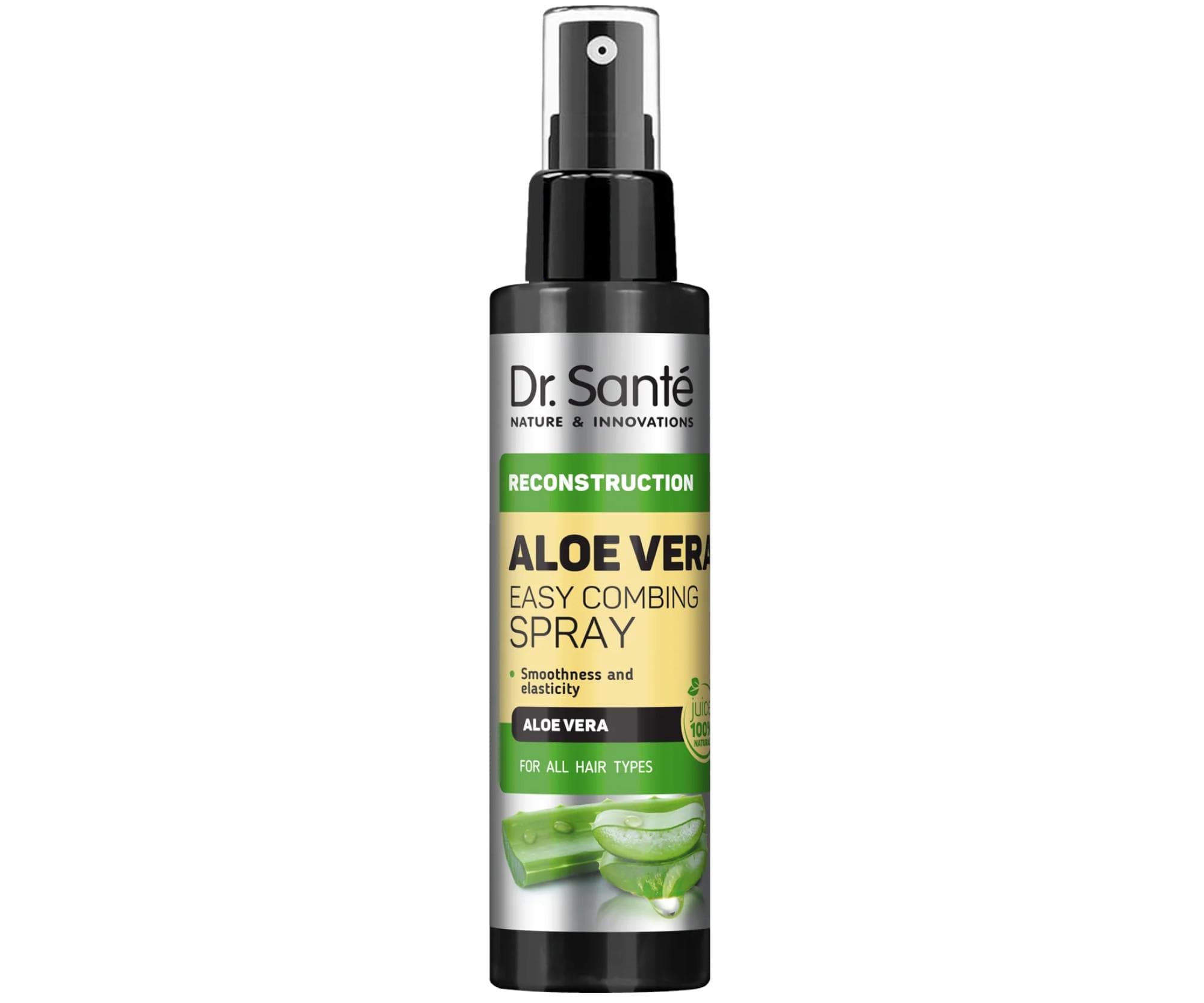Spray ułatwiający rozczesywanie wszystkich rodzajów włosów Dr. Santé Aloe Vera Easy Combing Spray -