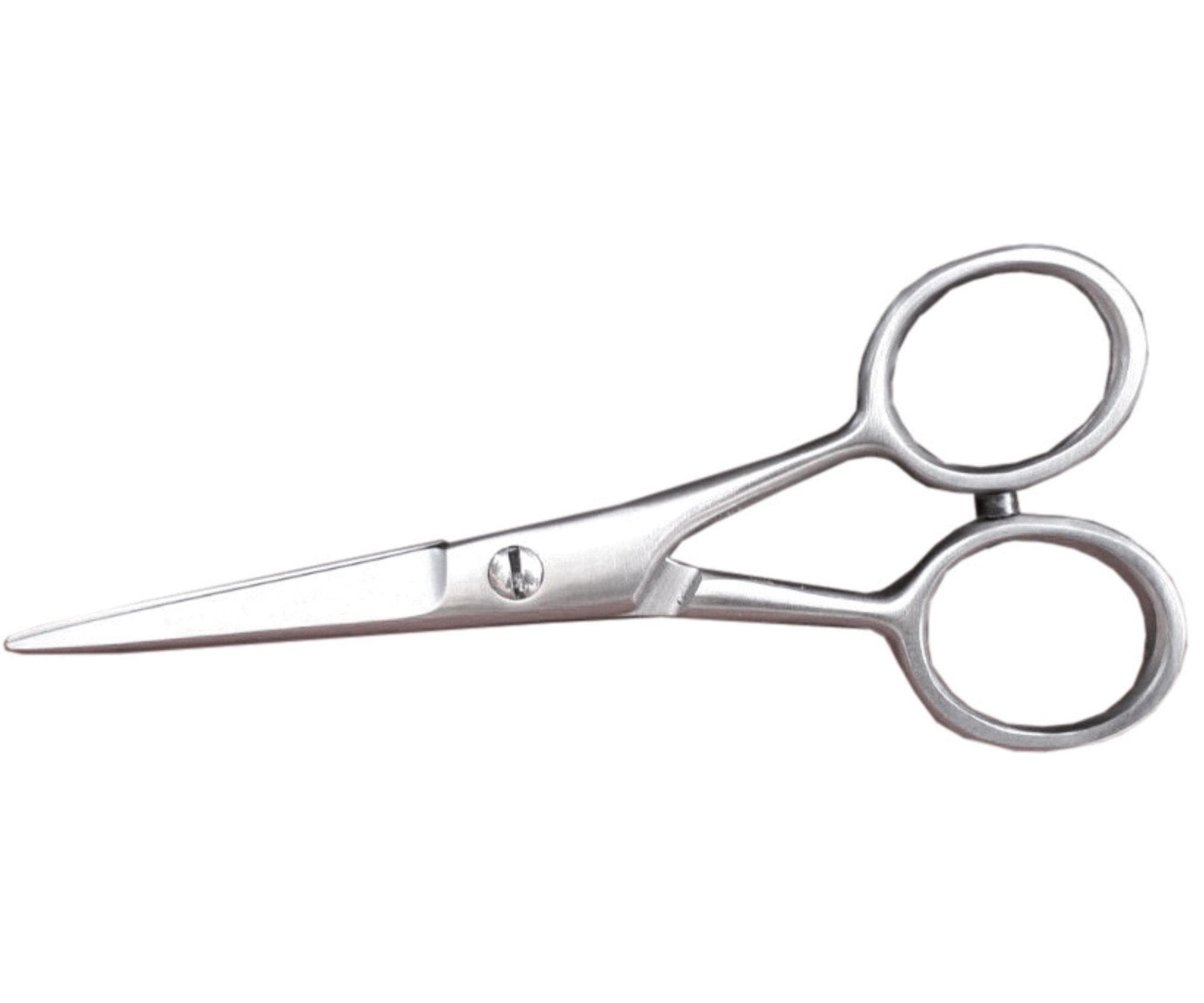 Nożyczki do brody Ragnar Barber Line 4,5" - srebrne