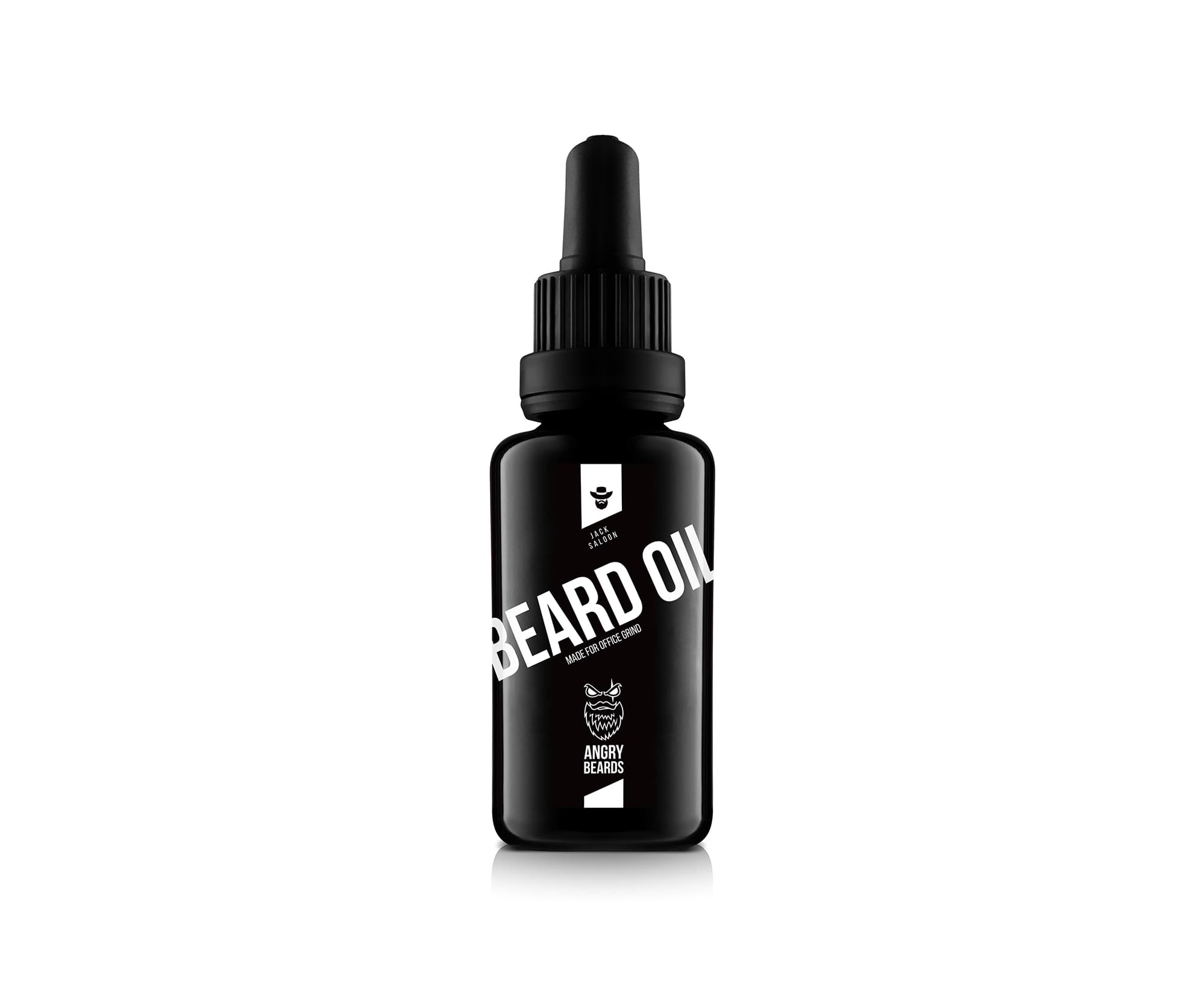 Odżywczy olejek do brody Angry Beards Jack Saloon -