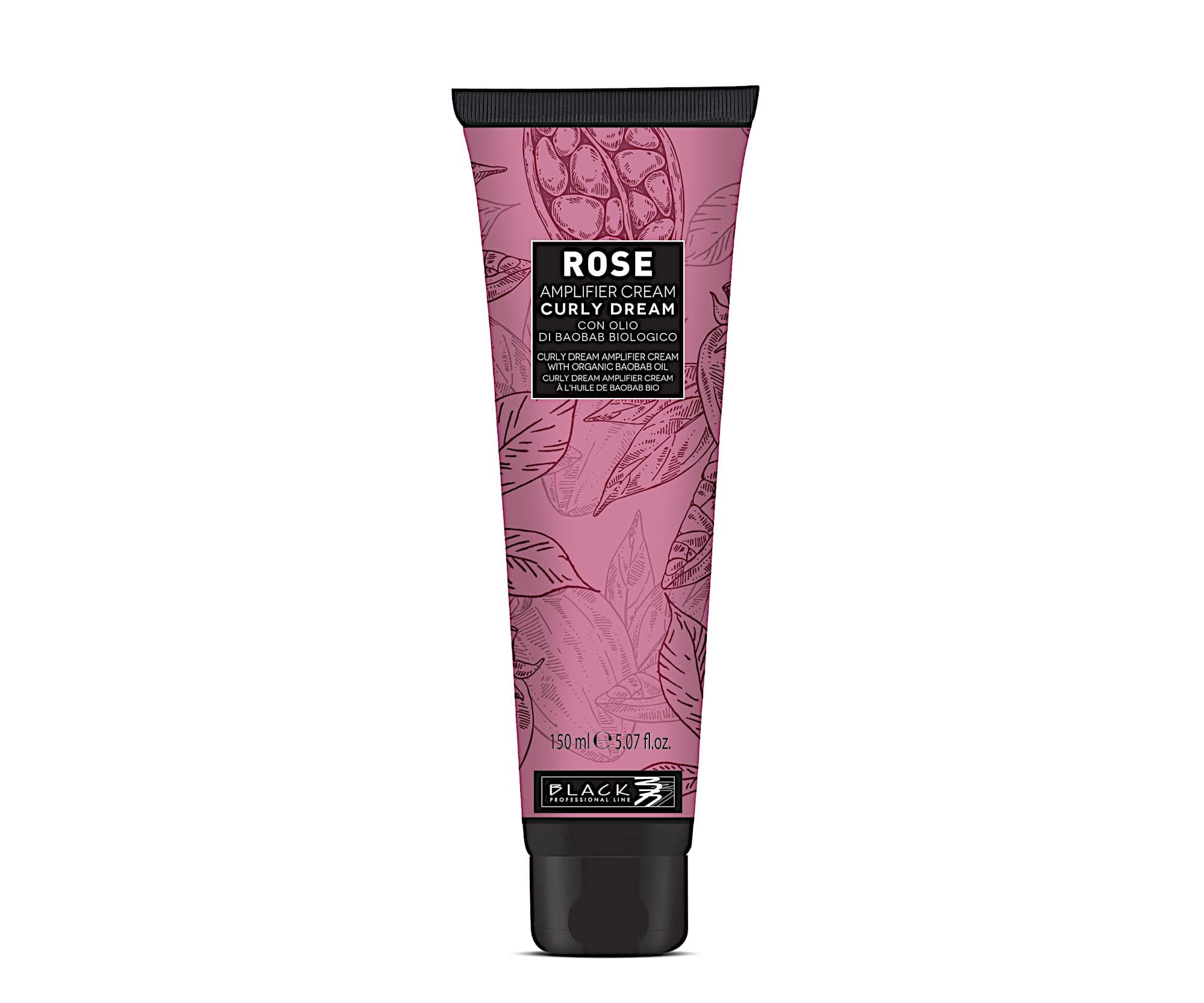 Krem modelujący do włosów falowanych i kręconych Black Rose Curly Dream Amplifier Cream -