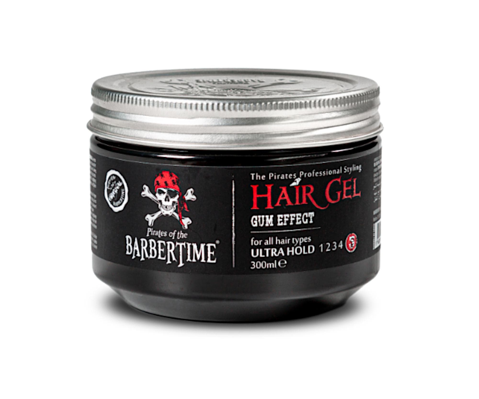 Żel do włosów z efektem gumy maksymalnie utrwalający Barbertime Hair Gel Gum Effect -