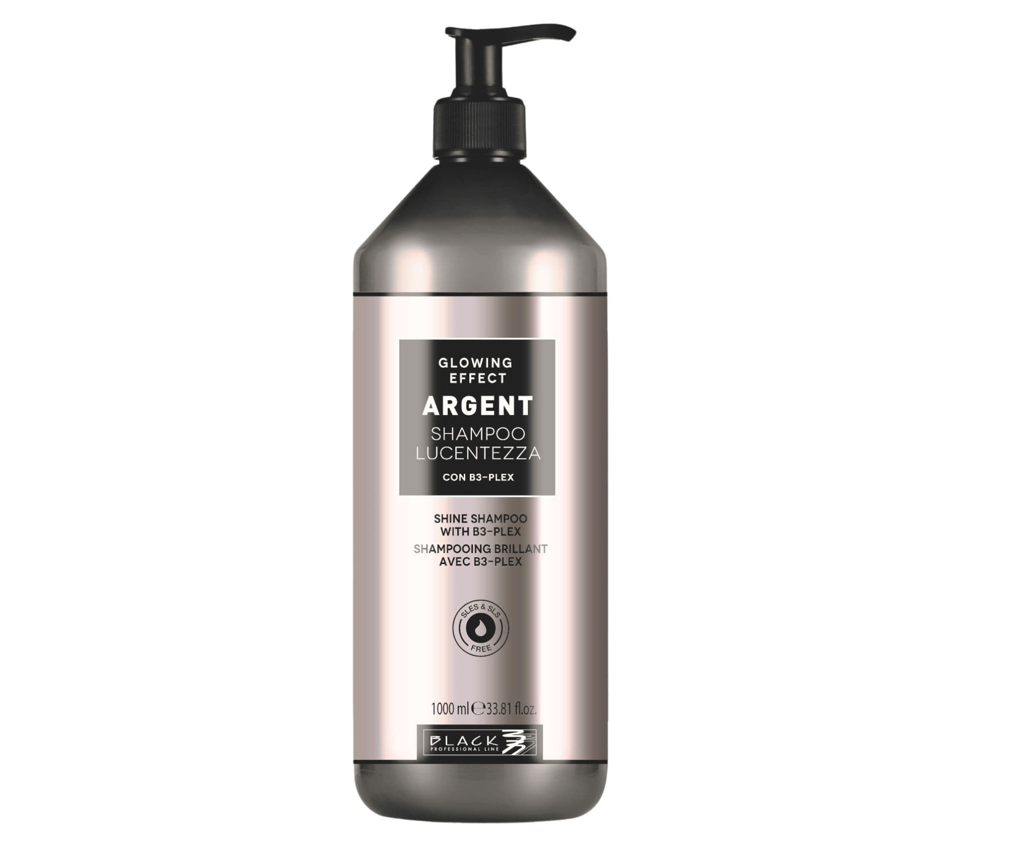 Szampon do włosów zniszczonych i łamliwych Black Professional Argent Glowing Effect -